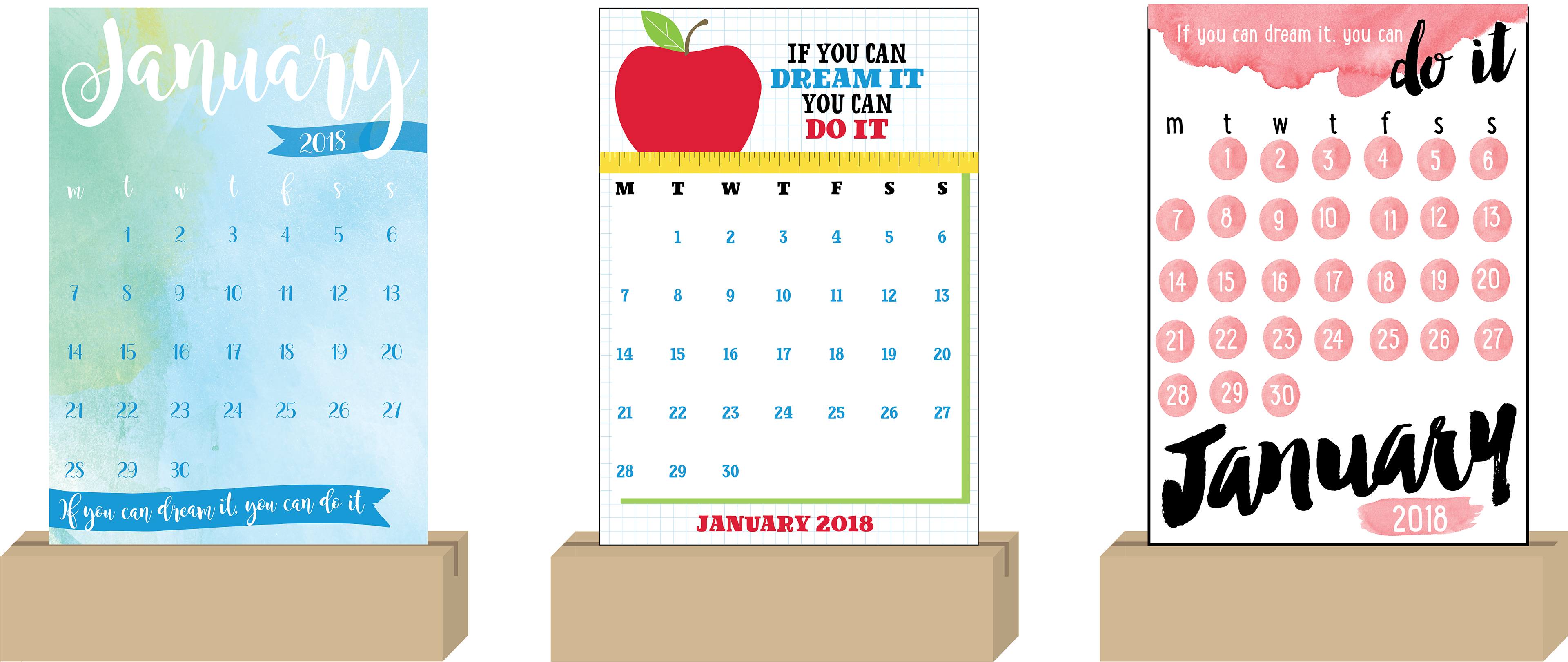 Teacher's Gift Desk Calendars | Walmart