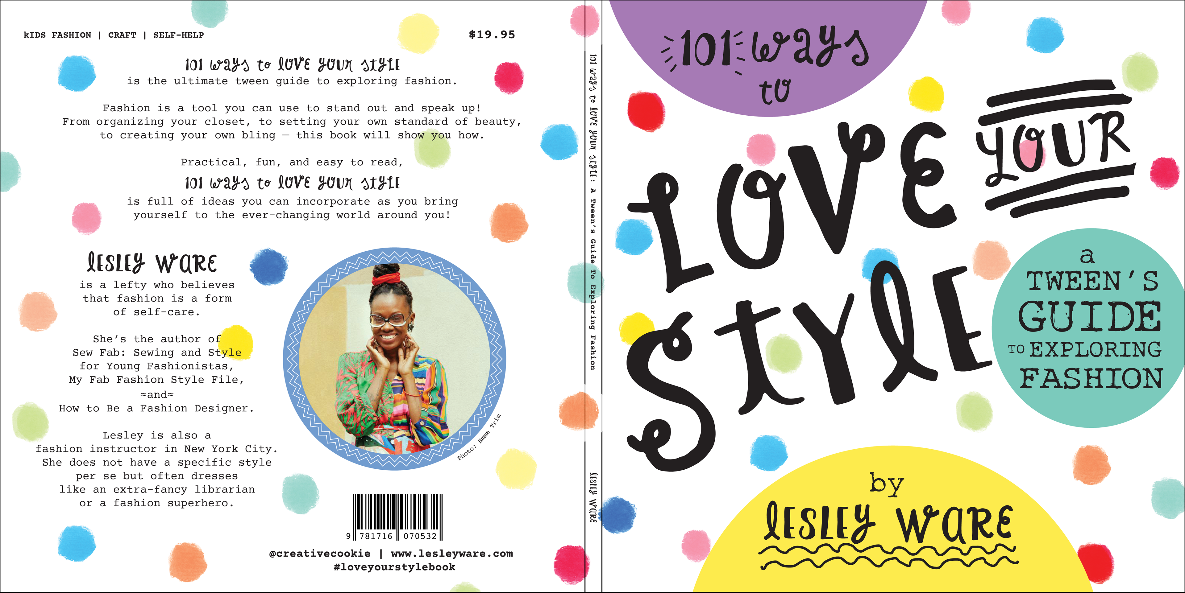 101 WAYS TO LOVE YOUR STYLE by Lesley Ware: cover wrap
