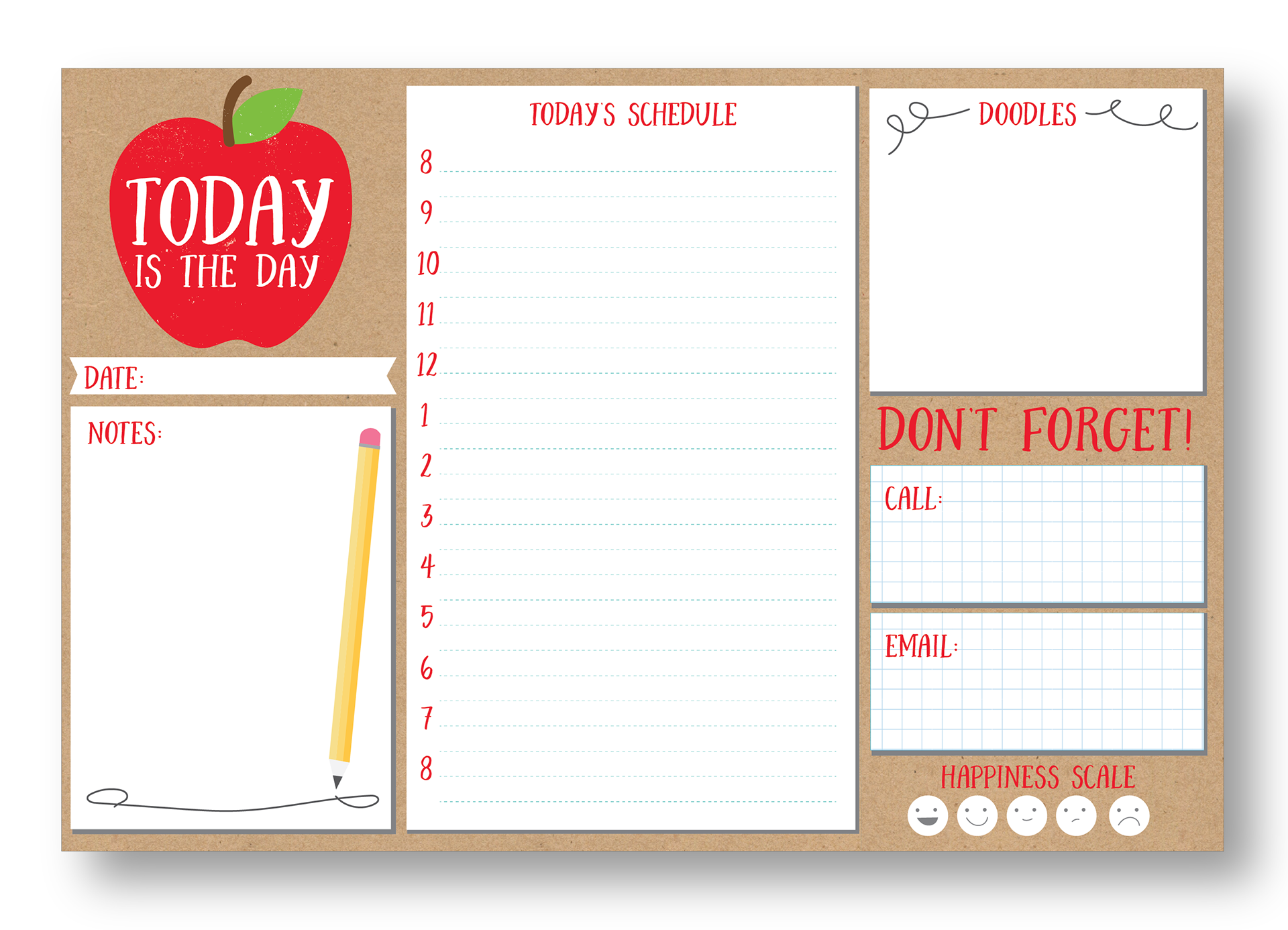 Teacher's Gift Task Pad | Walmart