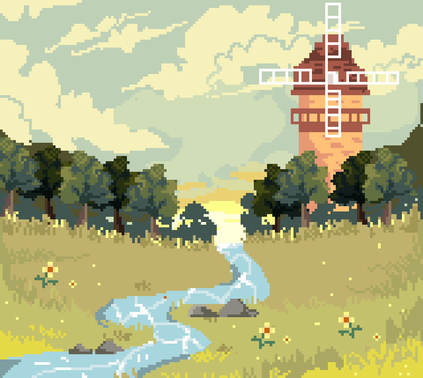 pixel painting