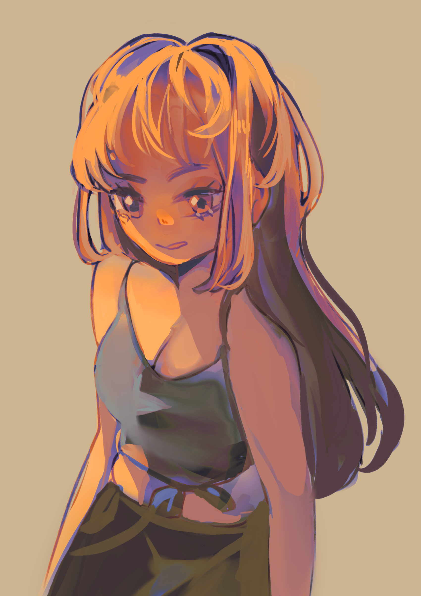 Anime style portrait