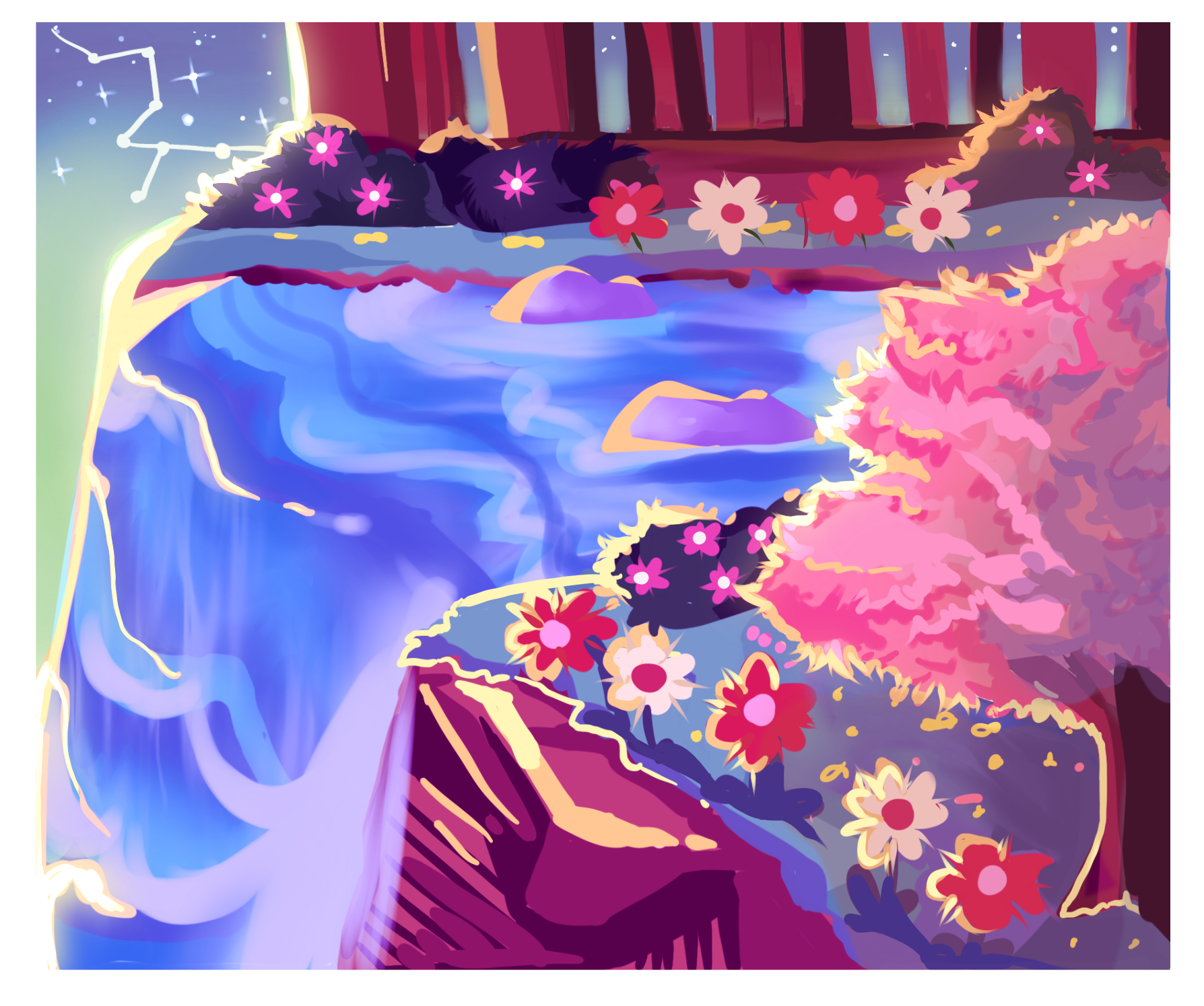 Waterfall at Dawn