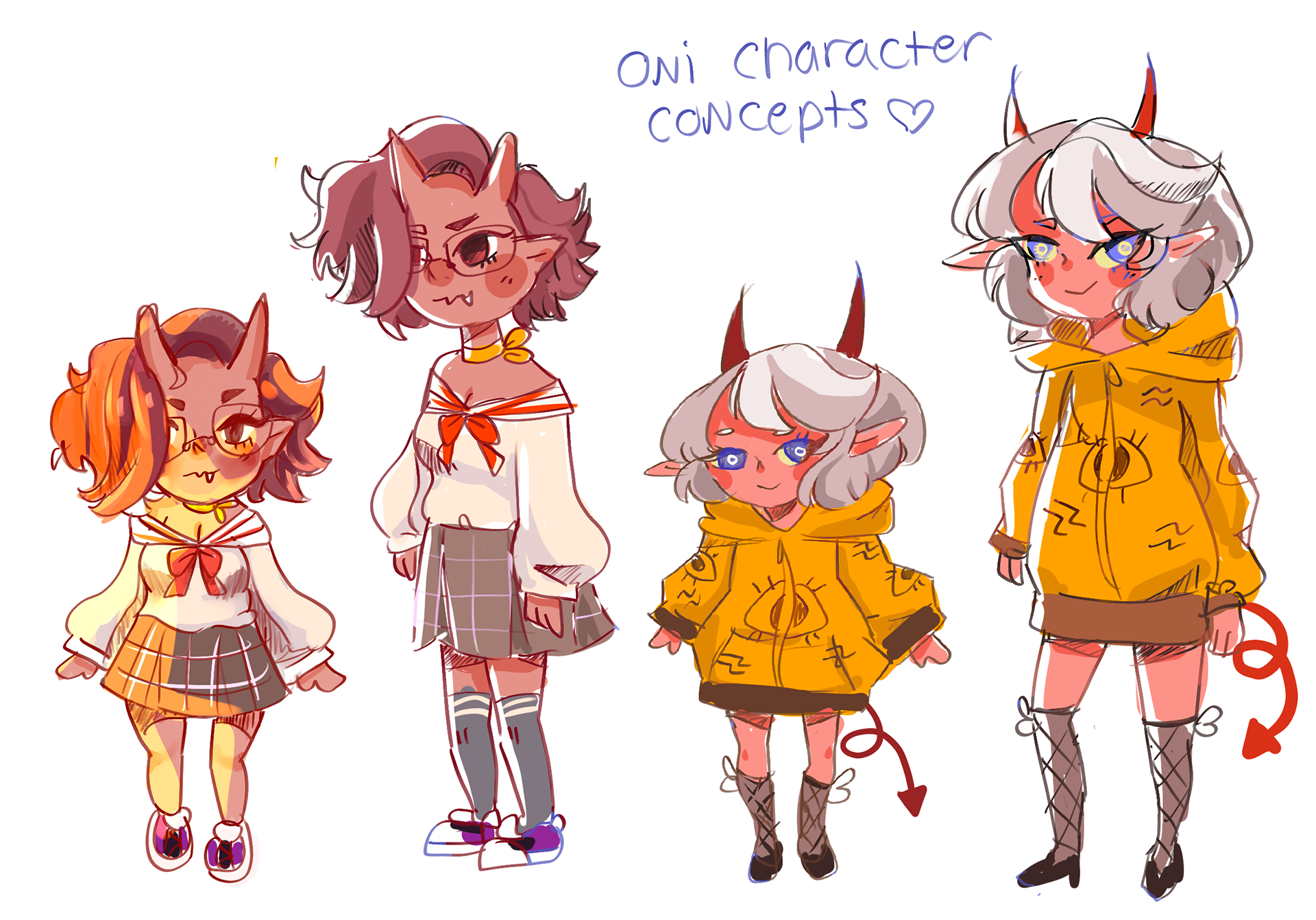 Demon character concepts