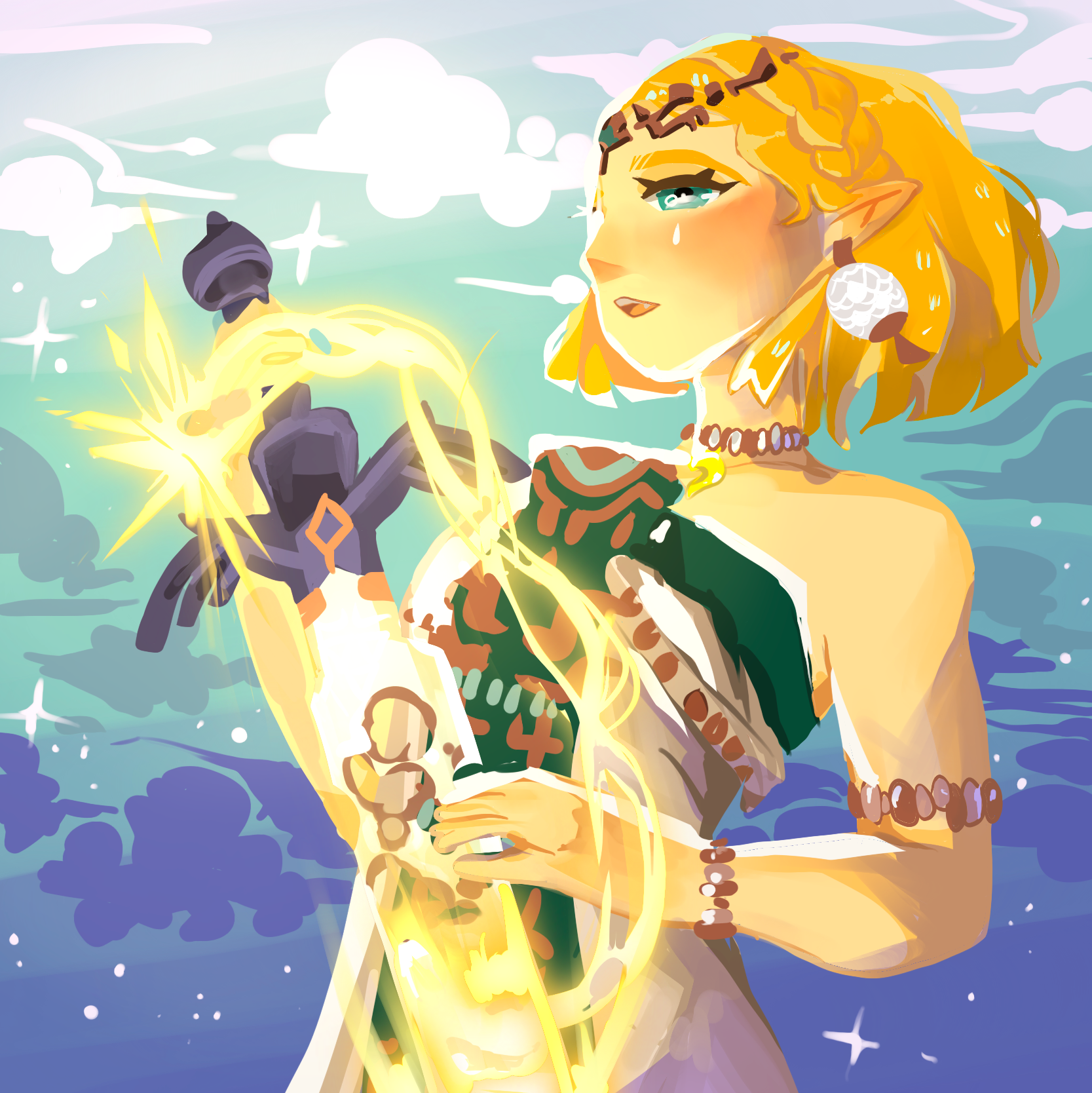 Zelda from "Legend of Zelda:Tears of the kingdom"