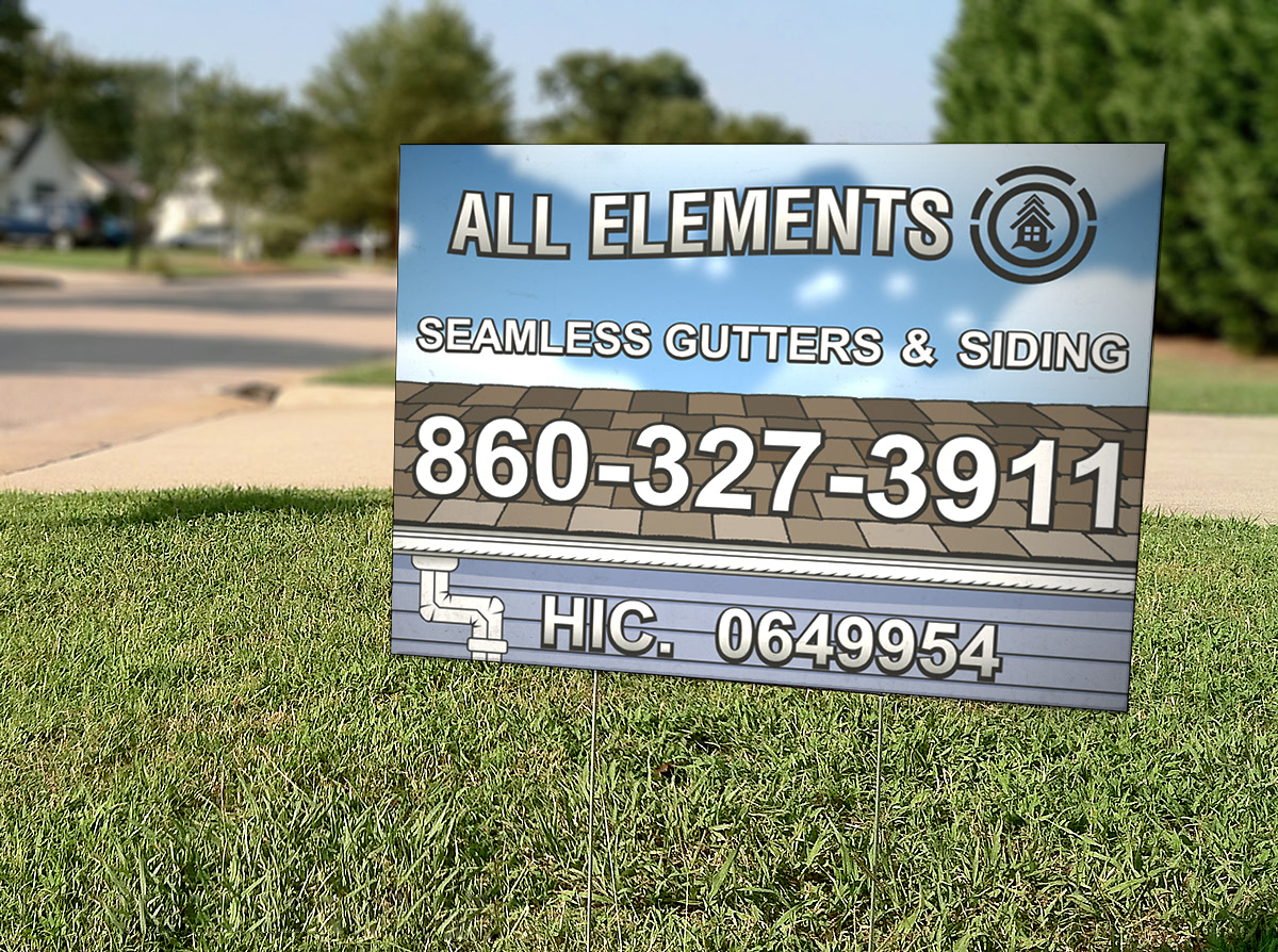 Lawn Sign Advertisement