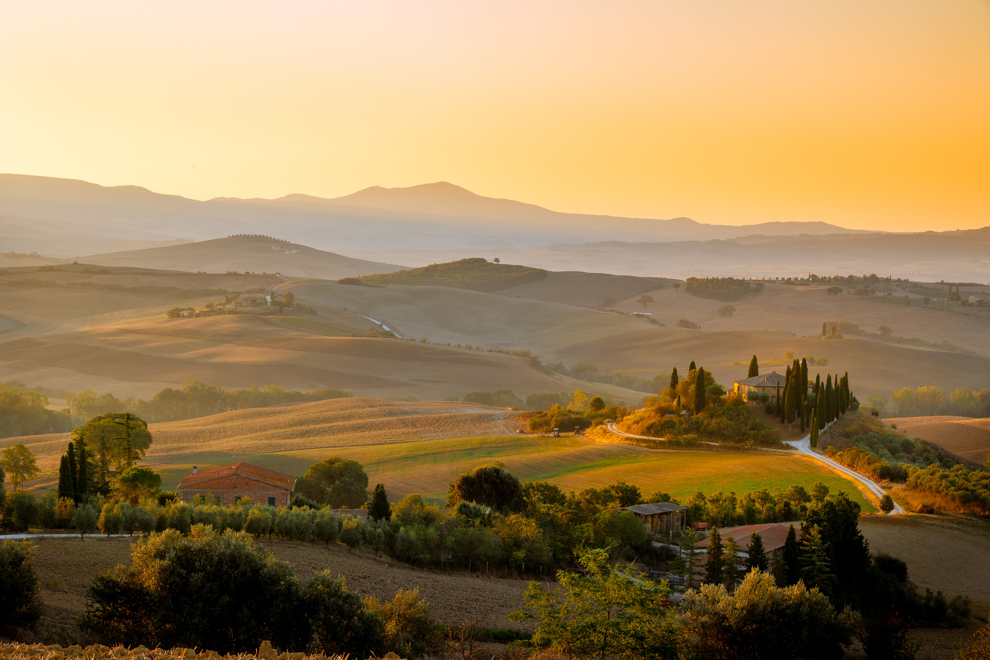 Autumn Tuscany Sunrise