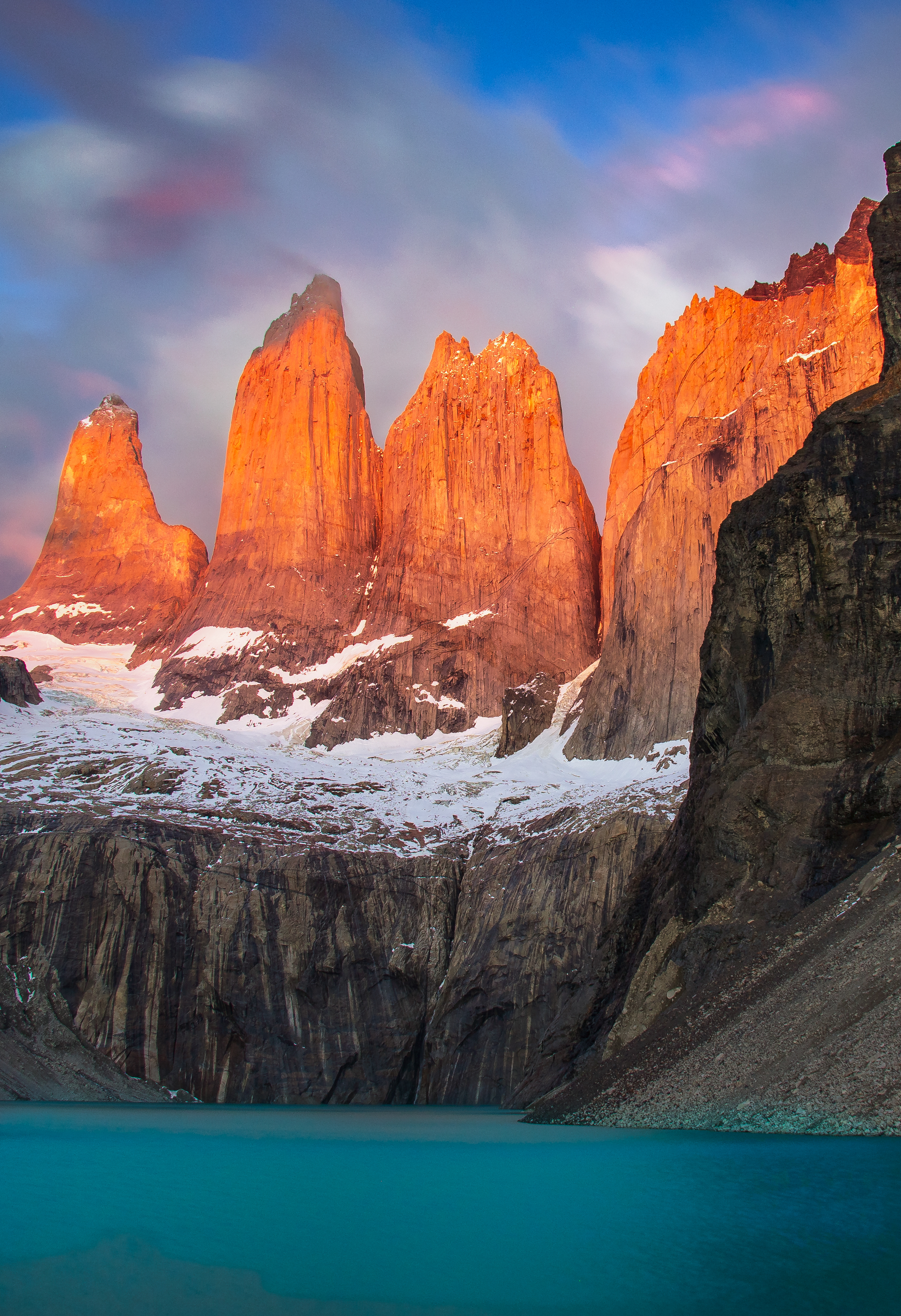 Sunset at the Three Towers 