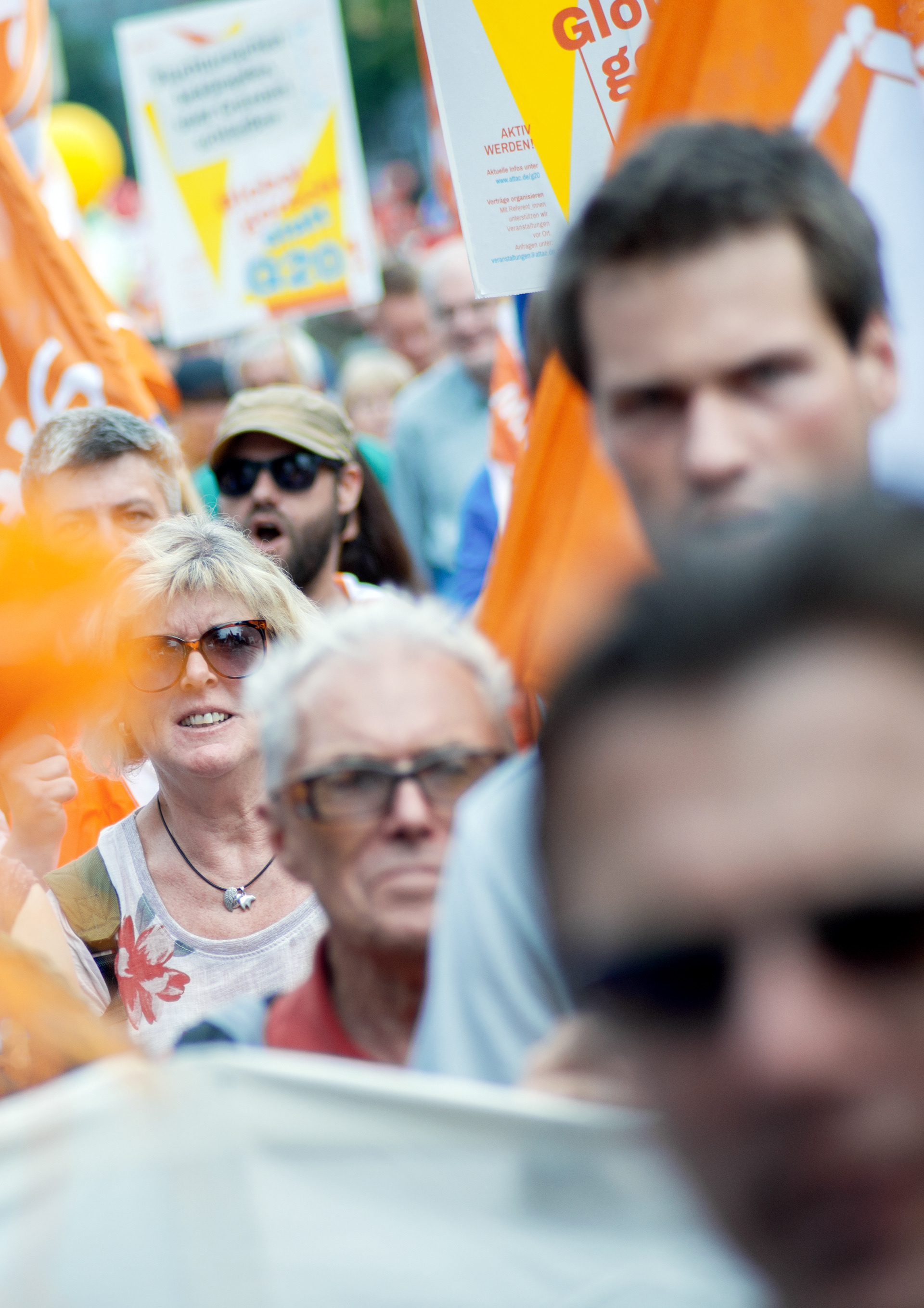 Abschlussveranstaltung Demo Attac, Menge