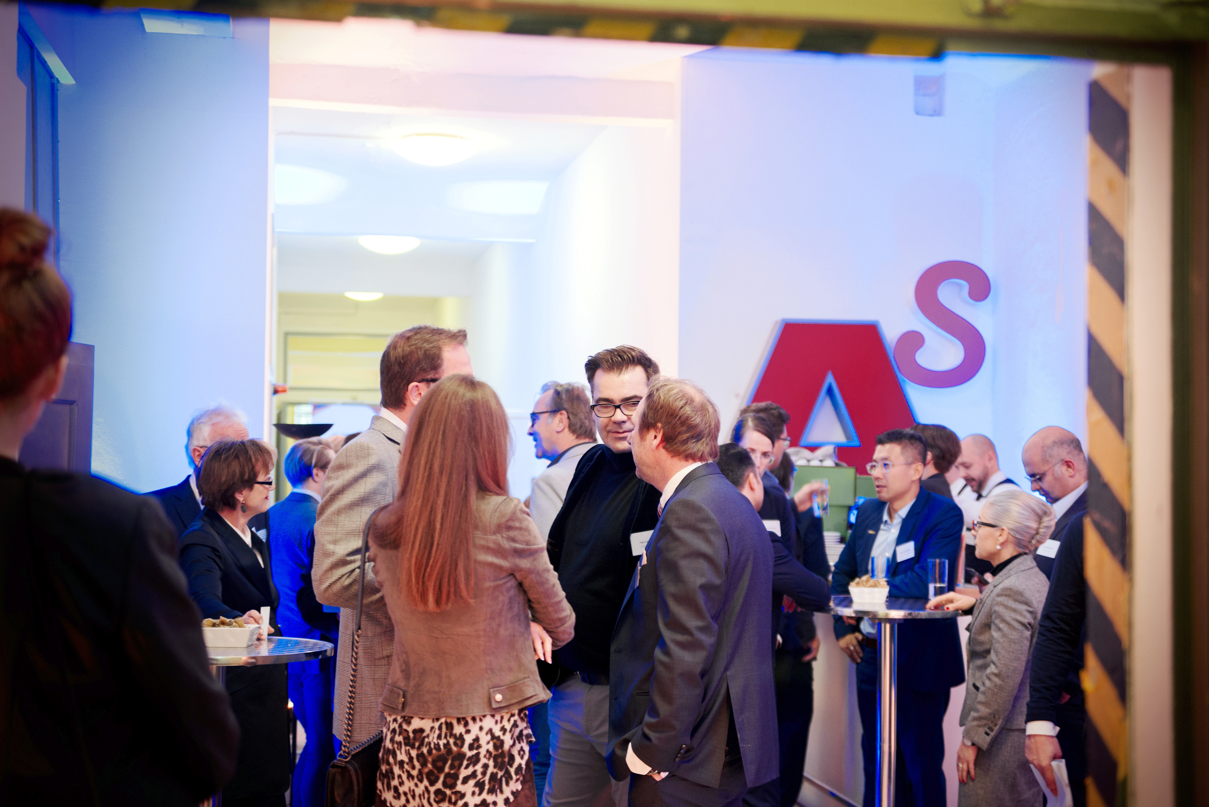 gruppe bei einem event