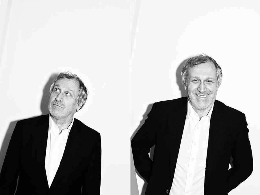 2 portraits galerist ralf krüger. sw