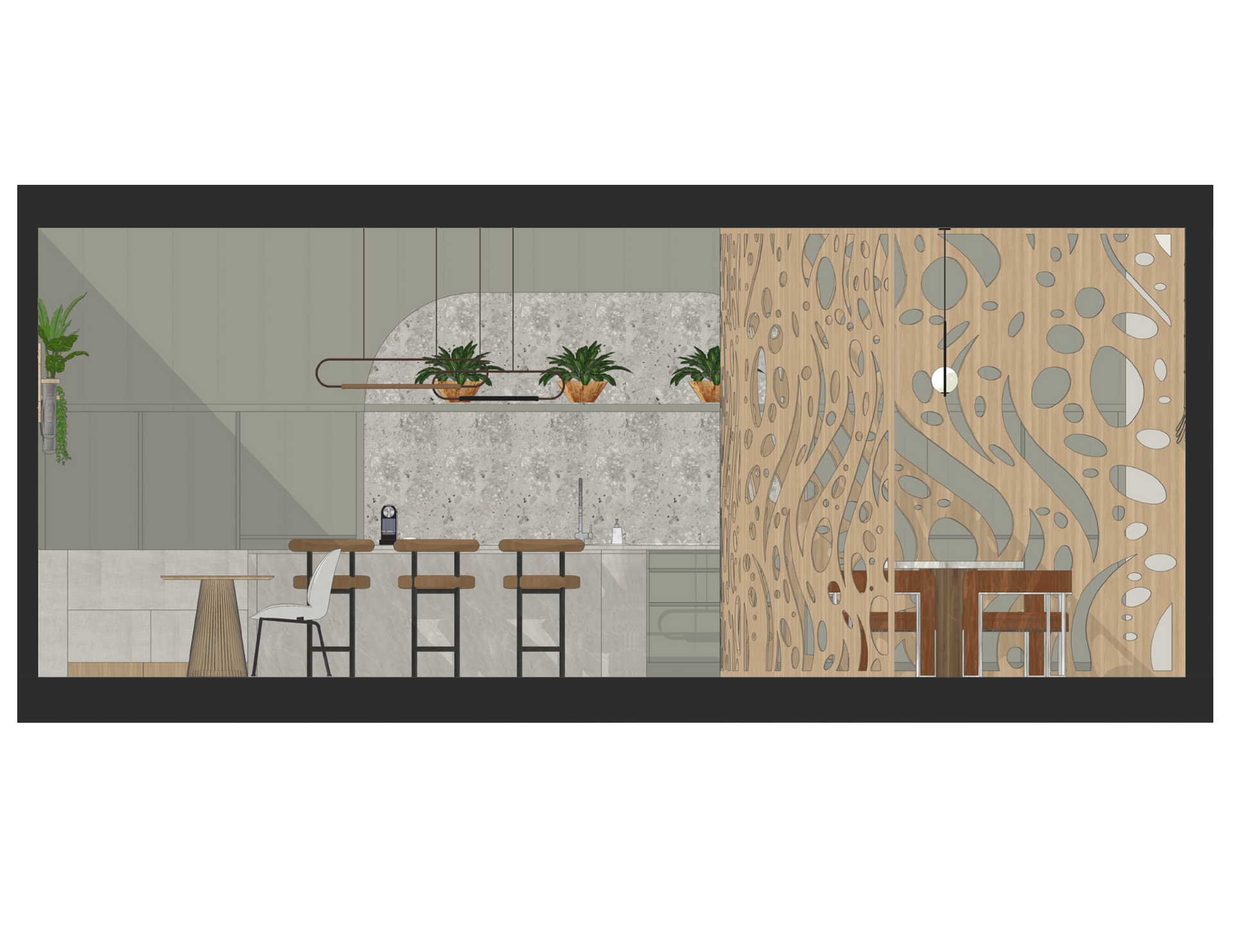 Breakroom Section Cut