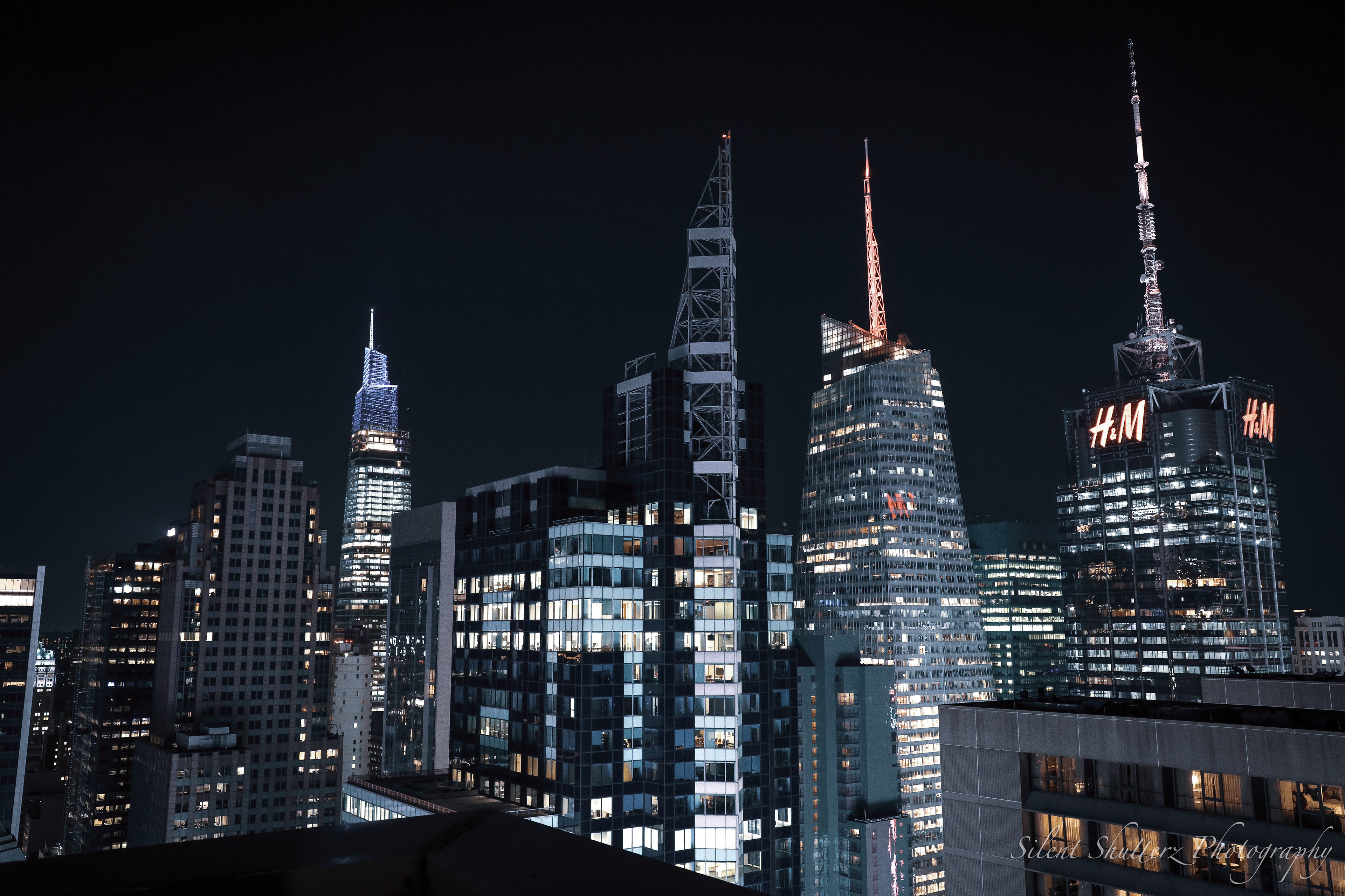 City skyline up close and personal.