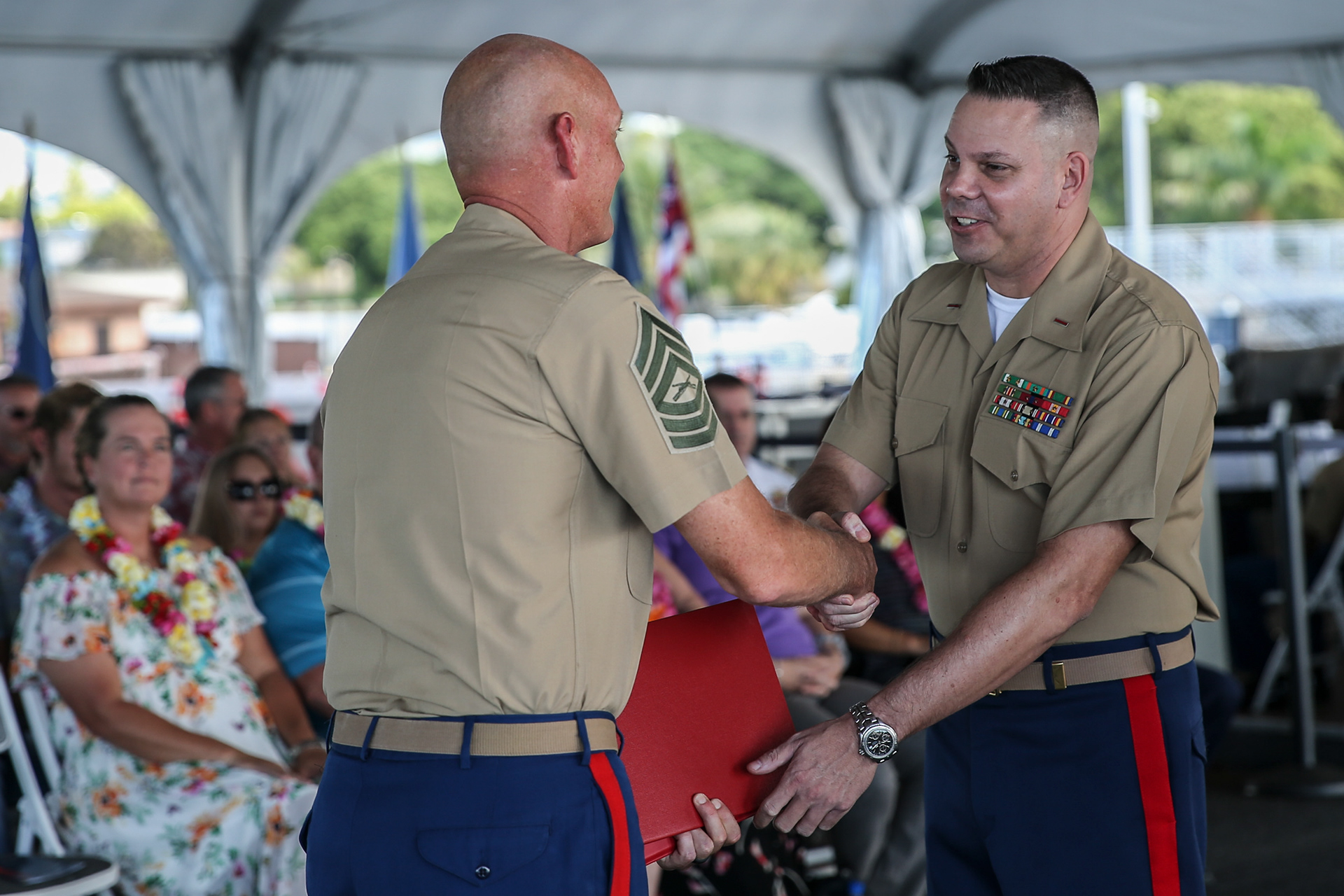 MSgt. Leet Retirement Ceremony.