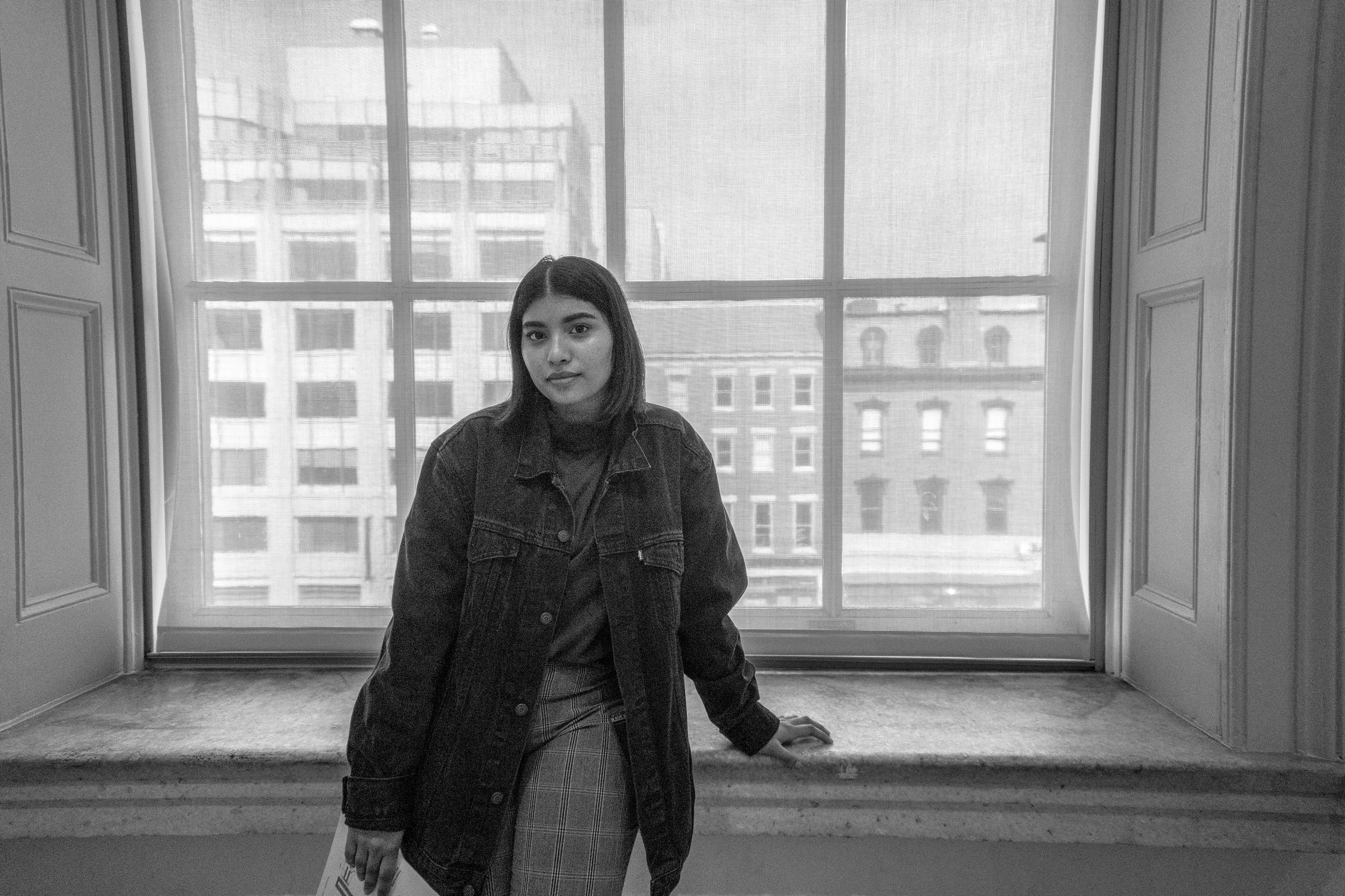 Greeta at a museum in Washington DC.