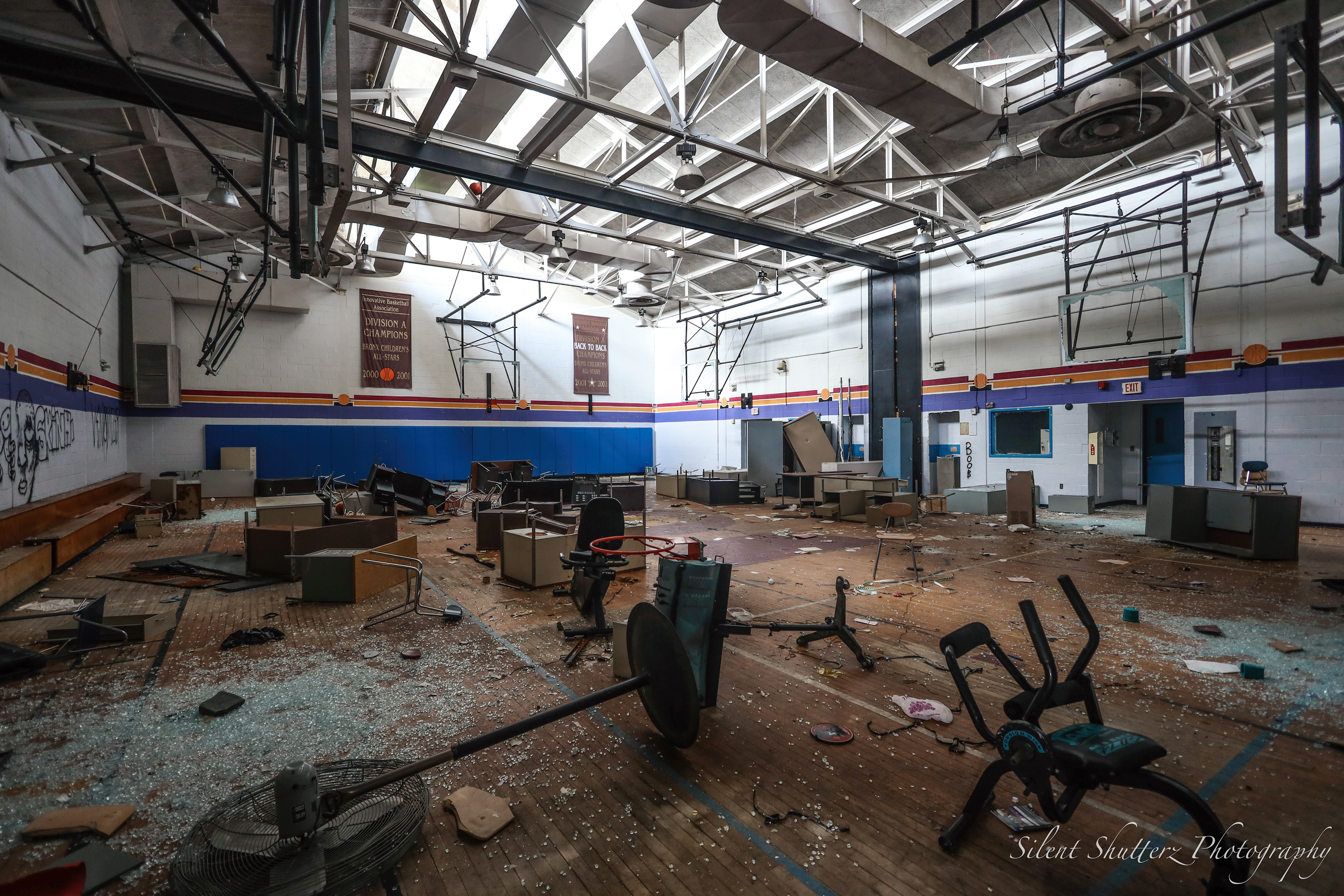 A gymnasium in the children's section.