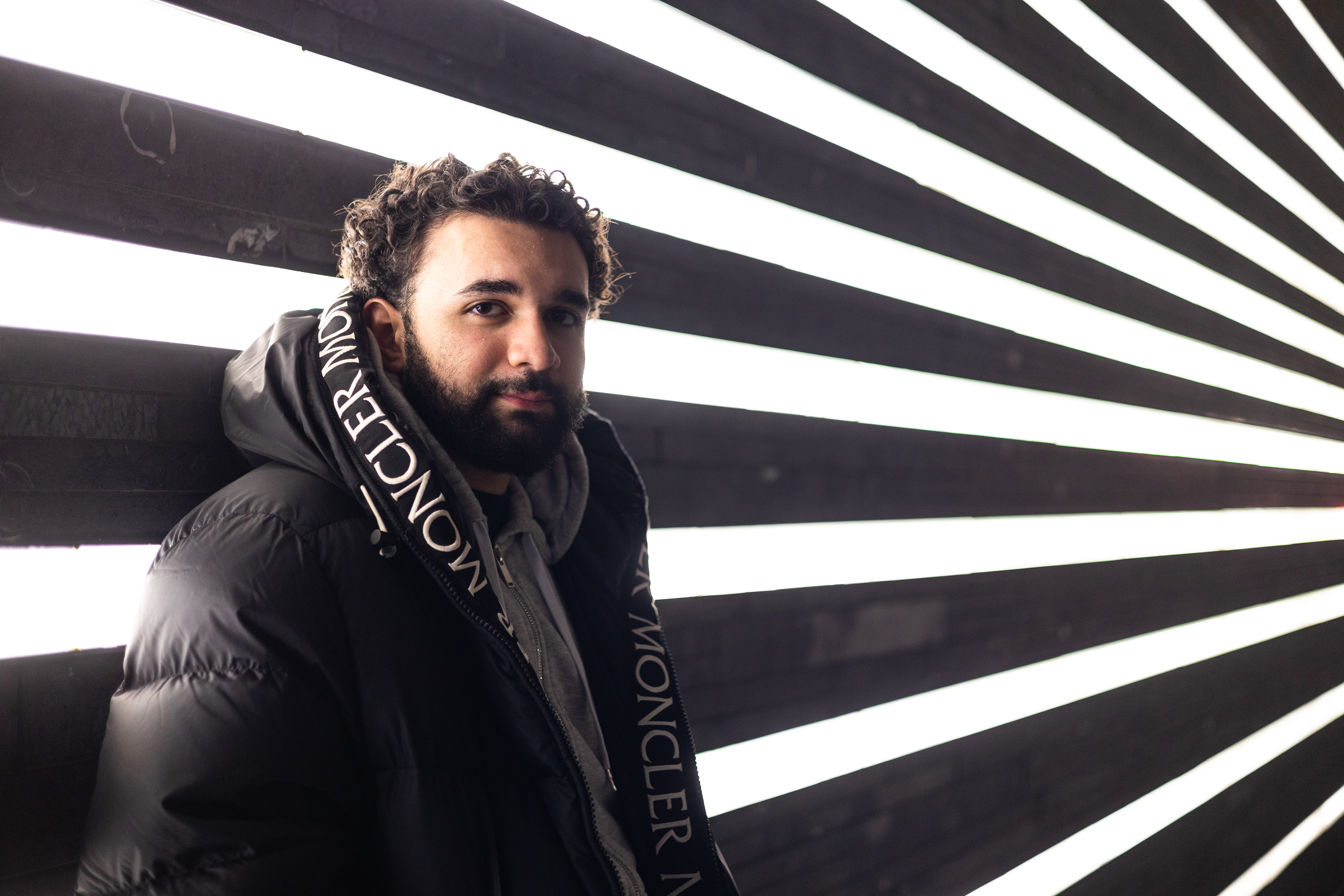 Jeremiah at Irish Hunger Memorial.