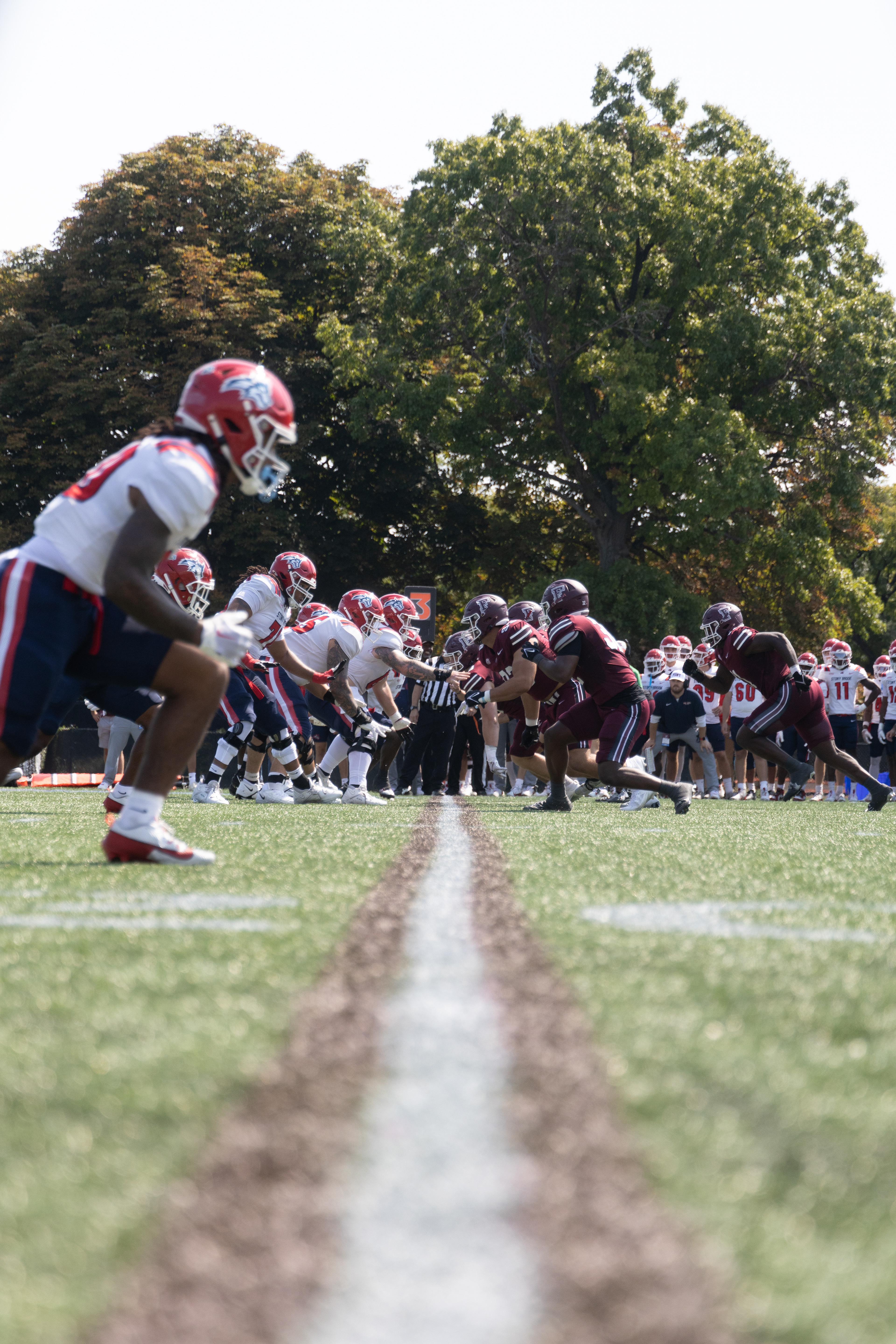 A play being set up.