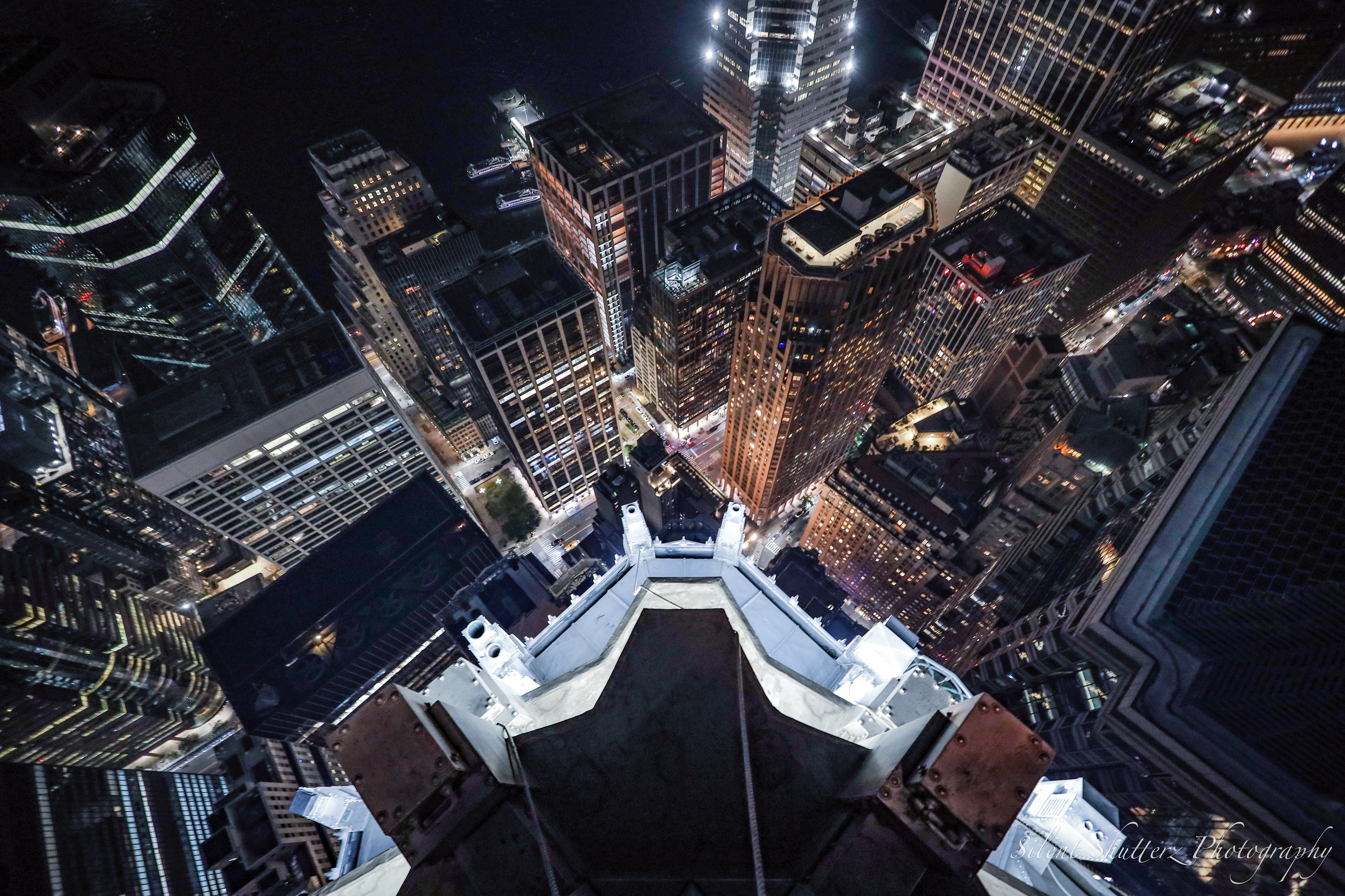 Look-down from the top.