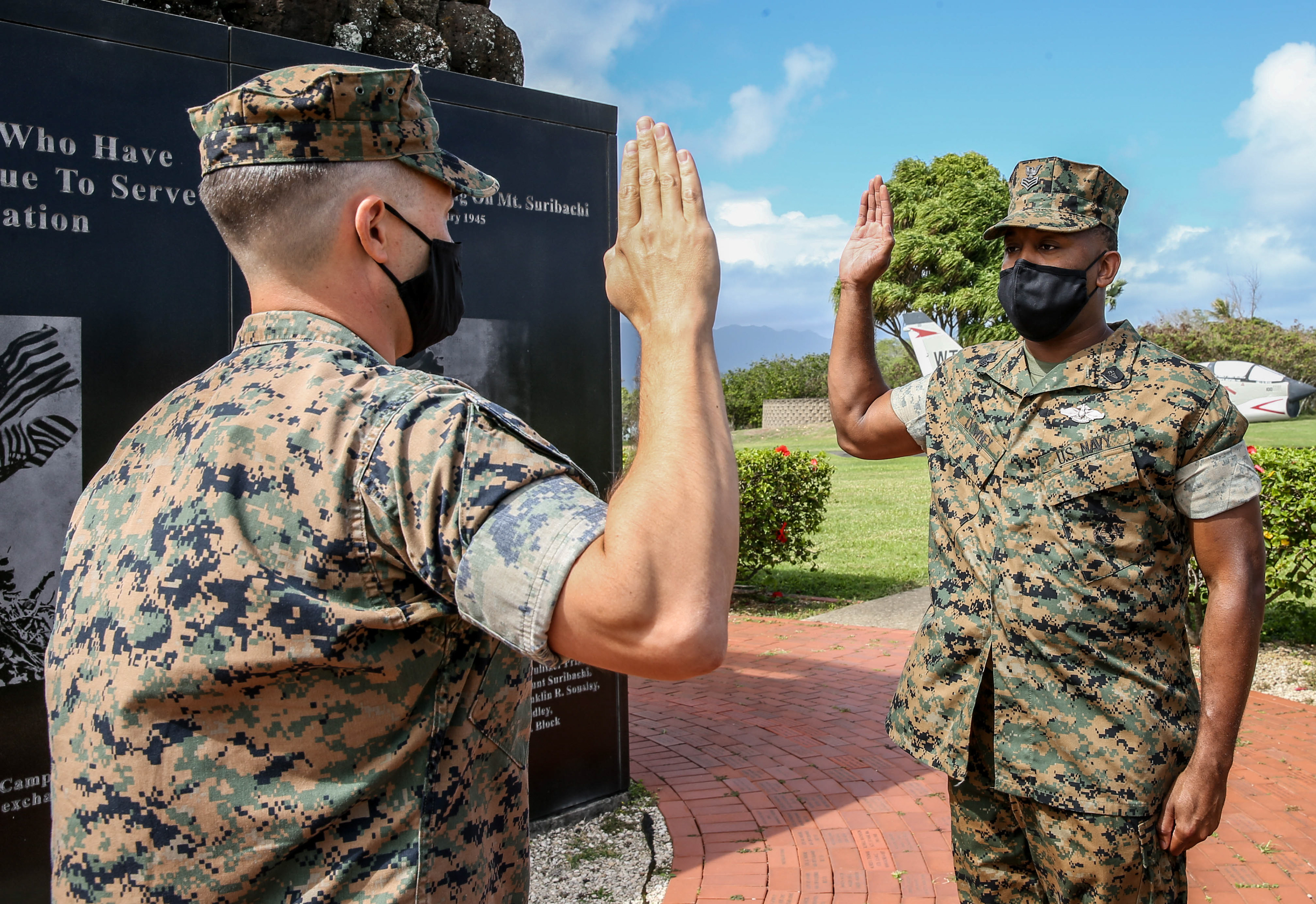 Doc Downey Re-enlistment Ceremony