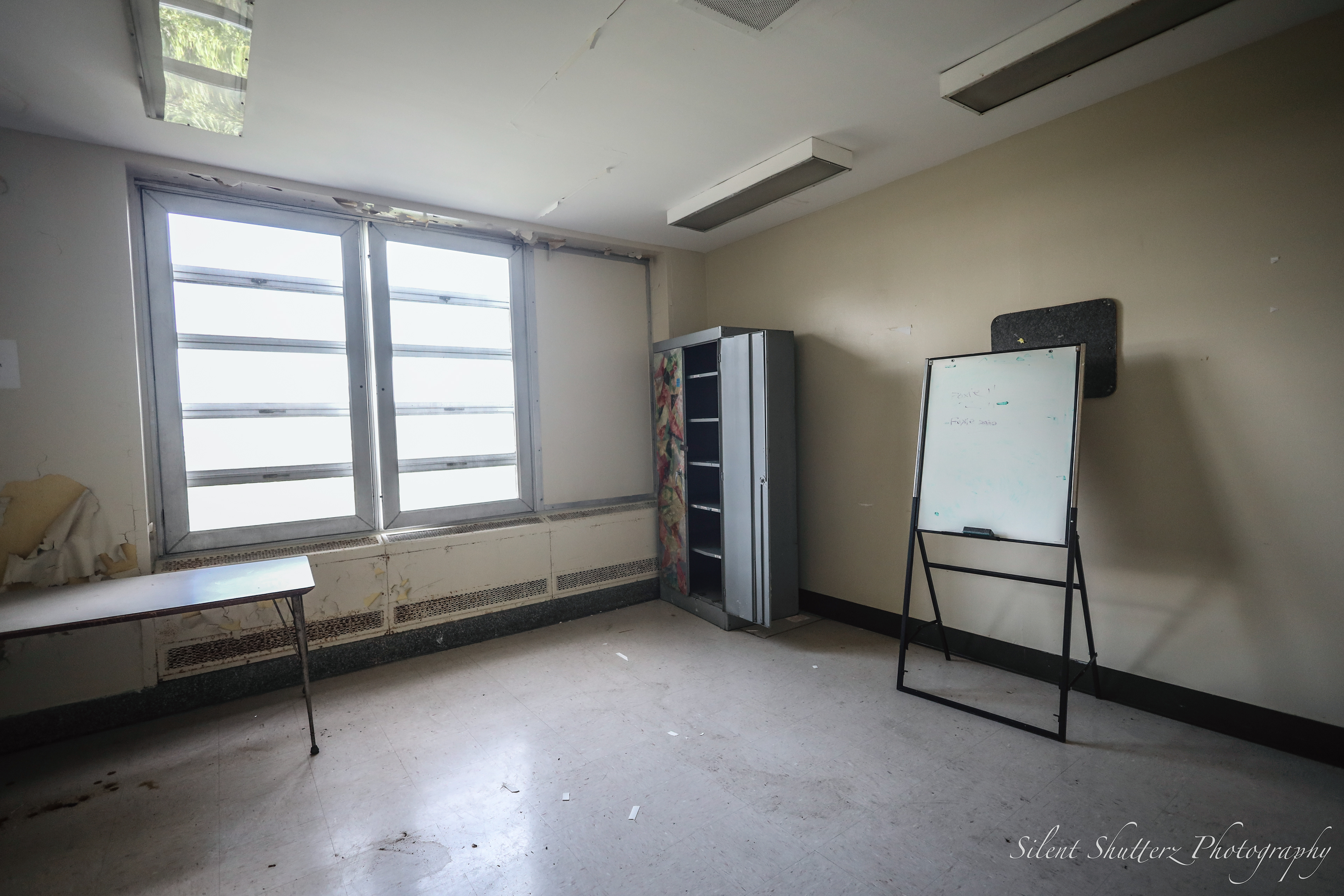 What appears to be either a classroom or a faculty room in the main building.