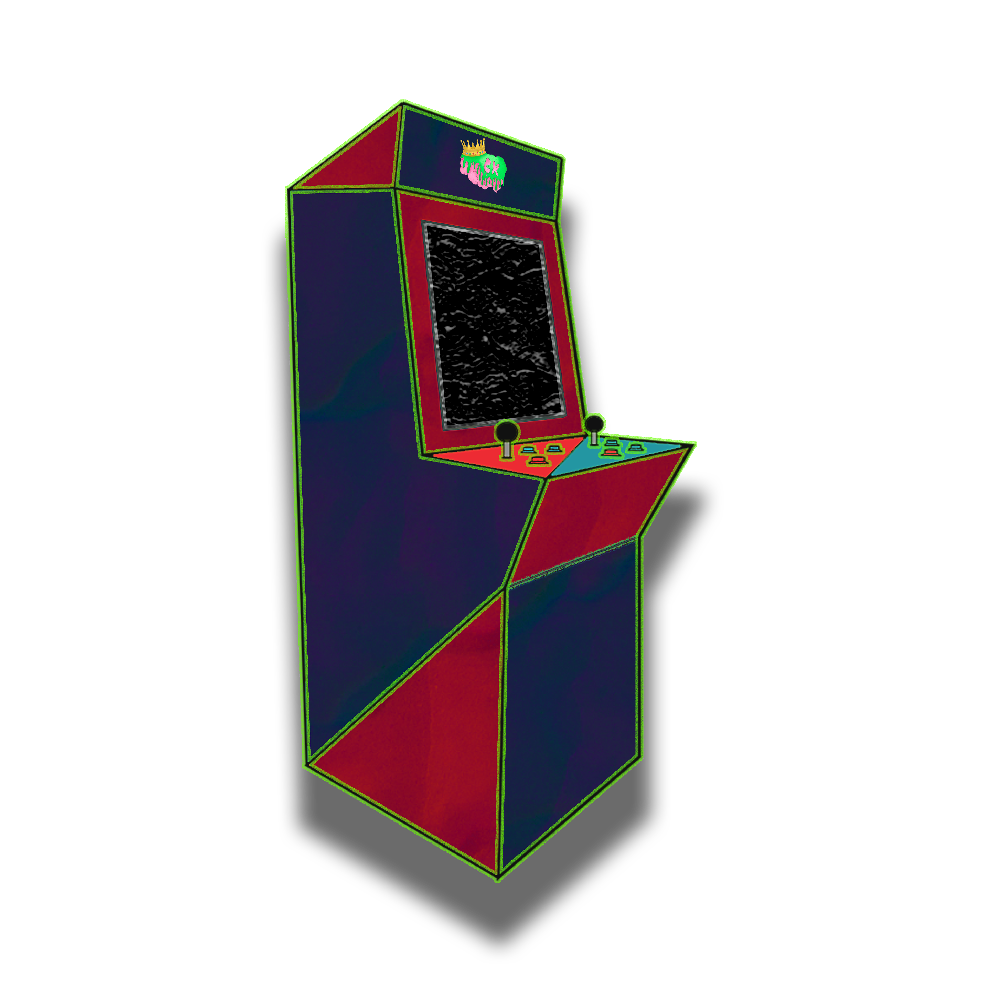 ConcussedKing Arcade Machine