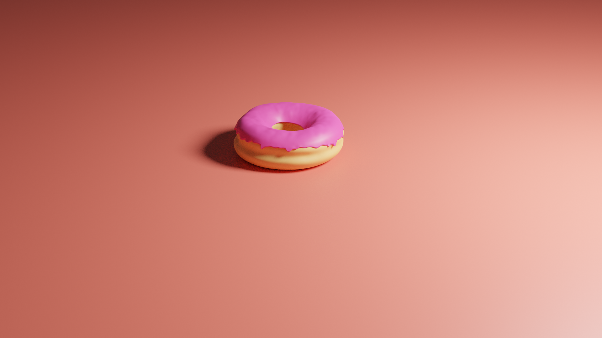 3D Rendered Donut