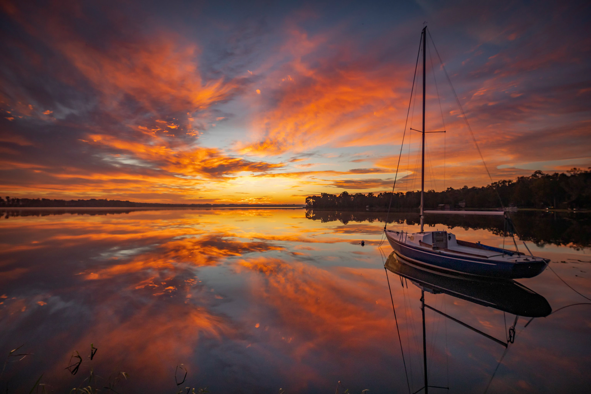 Dawn on Santa Fe Lake