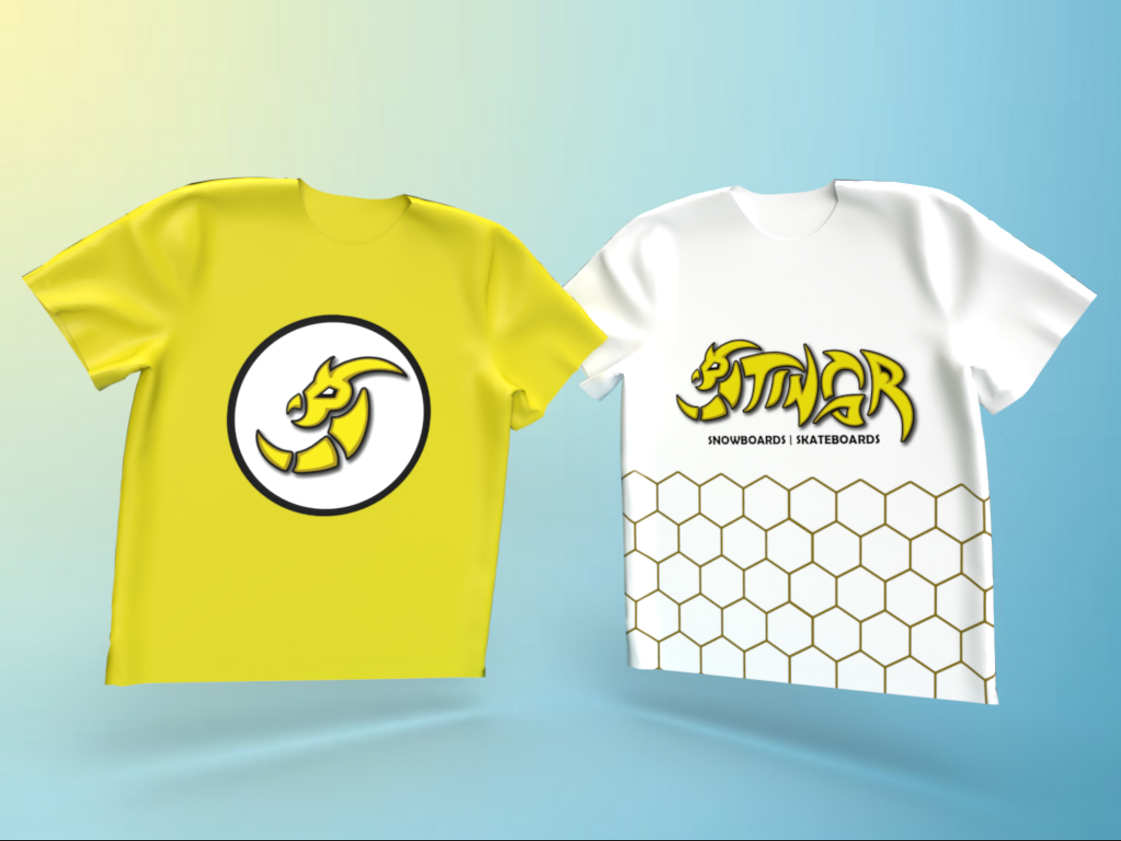 Yellow Stingr T | White Honeycomb Stingr T