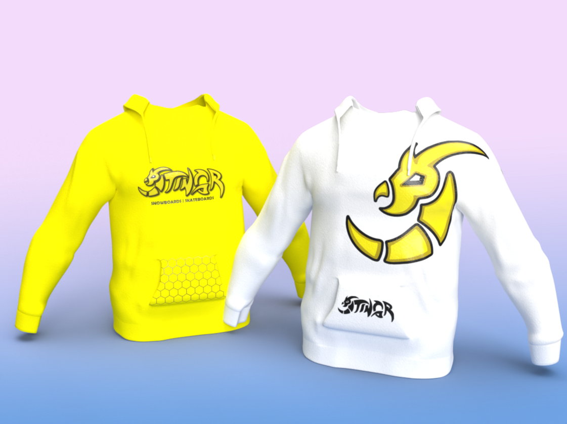 Yellowjacket Edition Stingr Hoodie | White Stingr Hoodie