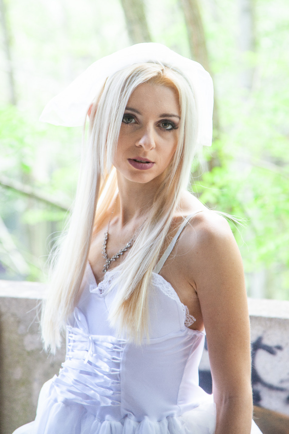Sabrina in Wedding Dress