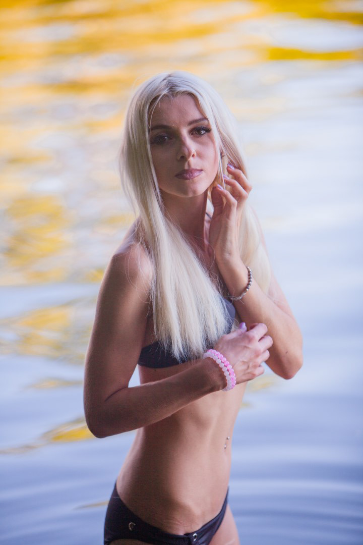 Sabrina at the lake