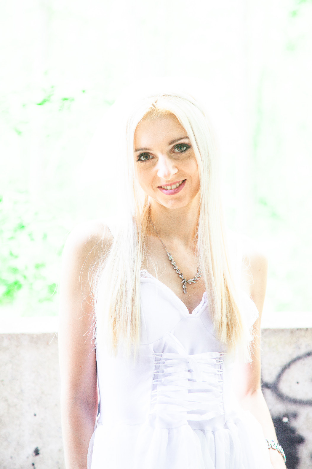 Sabrina in Wedding Dress