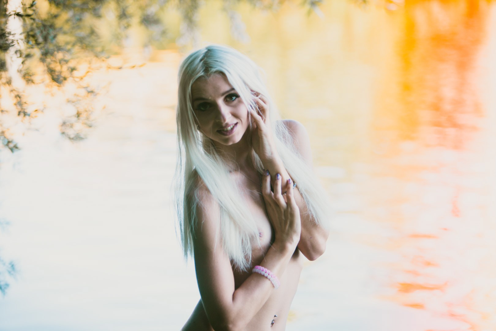 Sabrina at the lake