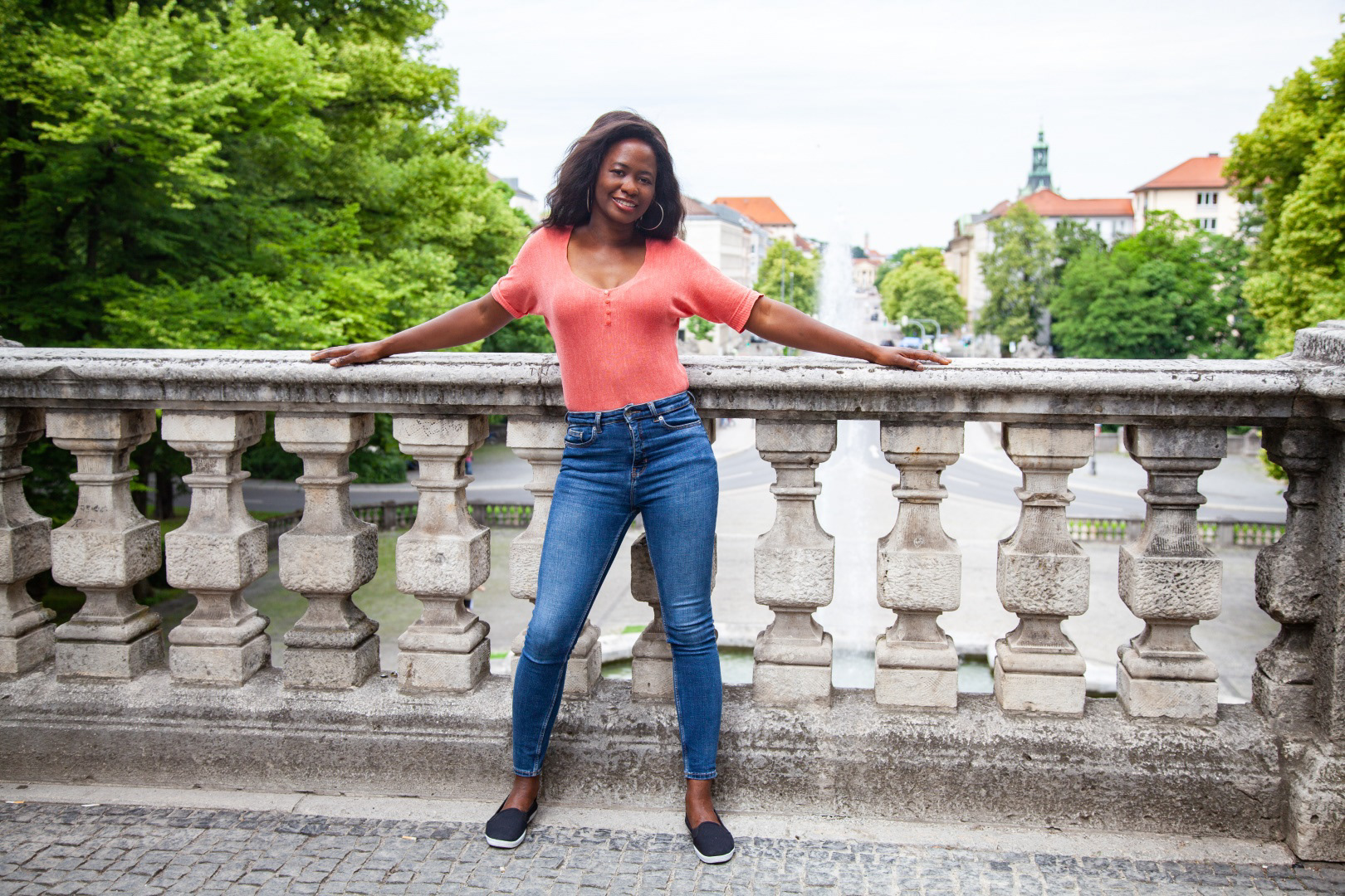 Alessandra at Friedensengel