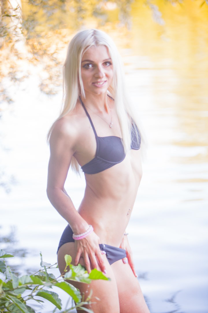 Sabrina at the lake