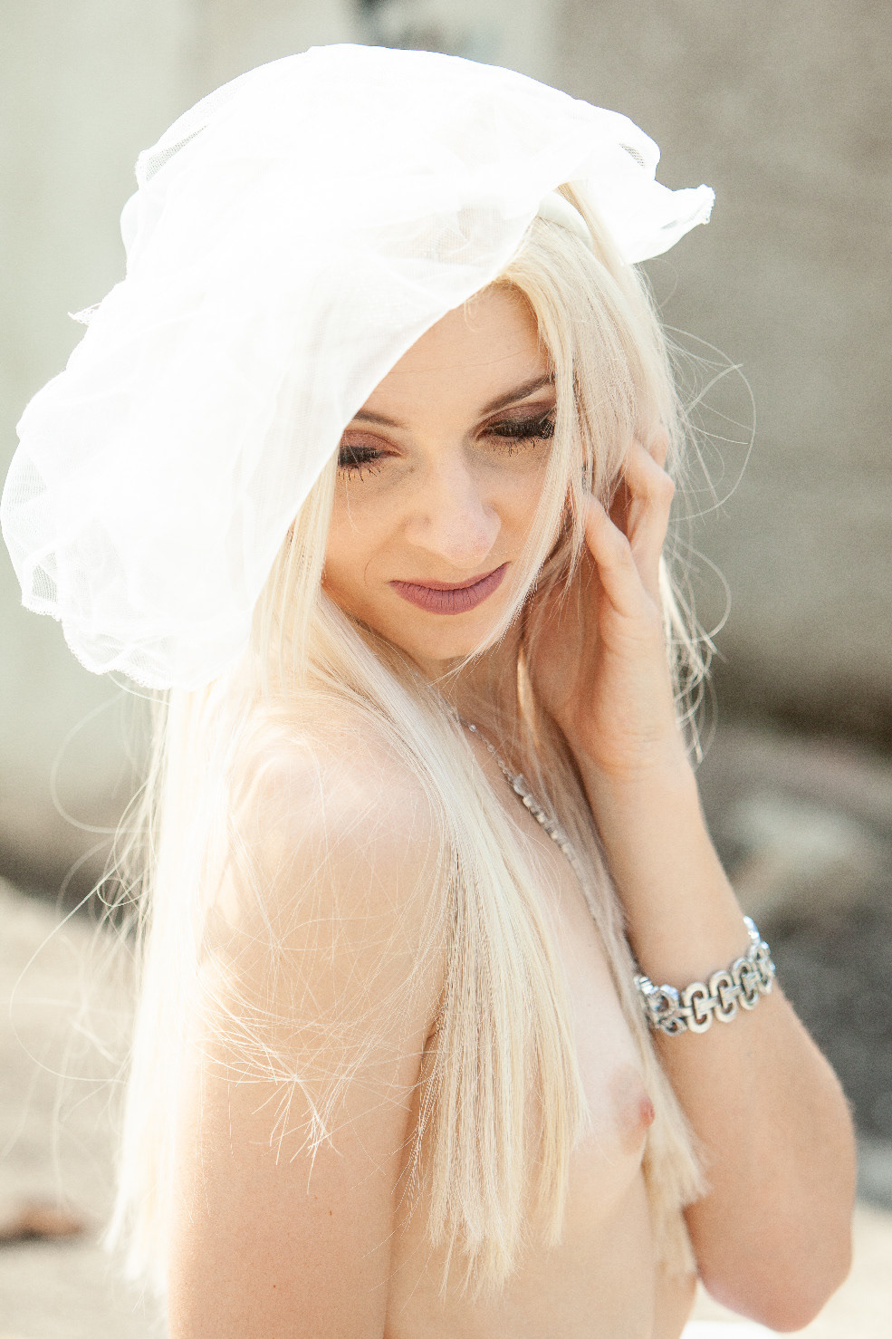 Sabrina in Wedding Dress
