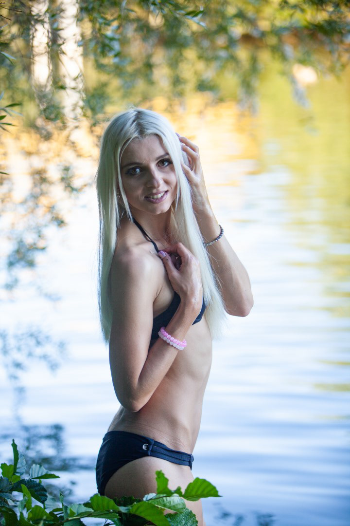 Sabrina at the lake