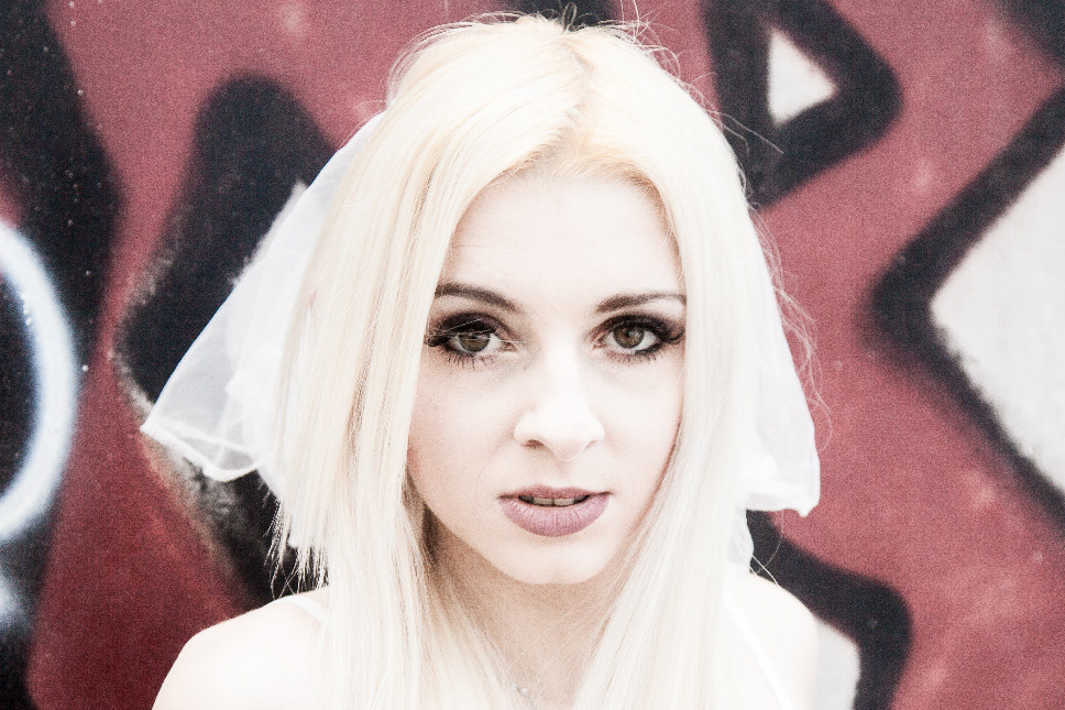 Sabrina in Wedding Dress