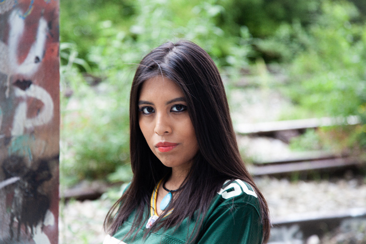Sara at old Railroad Track