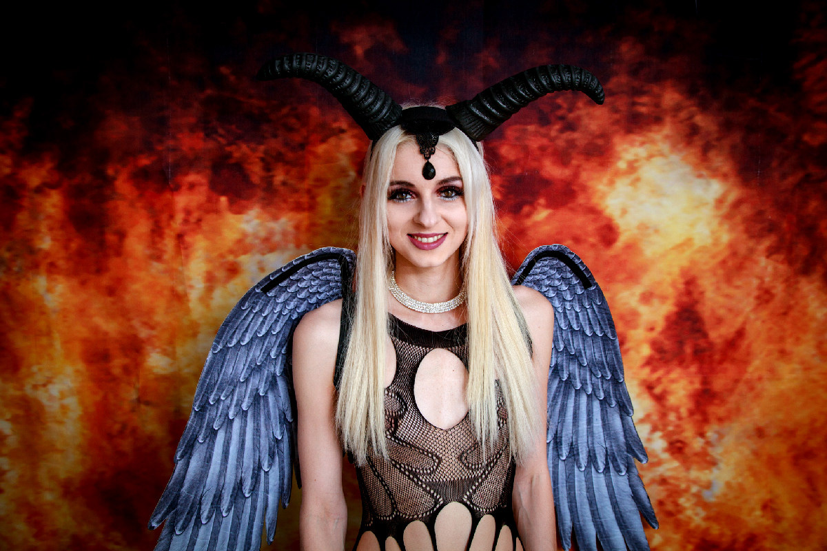 Sabrina as sexy Malificent