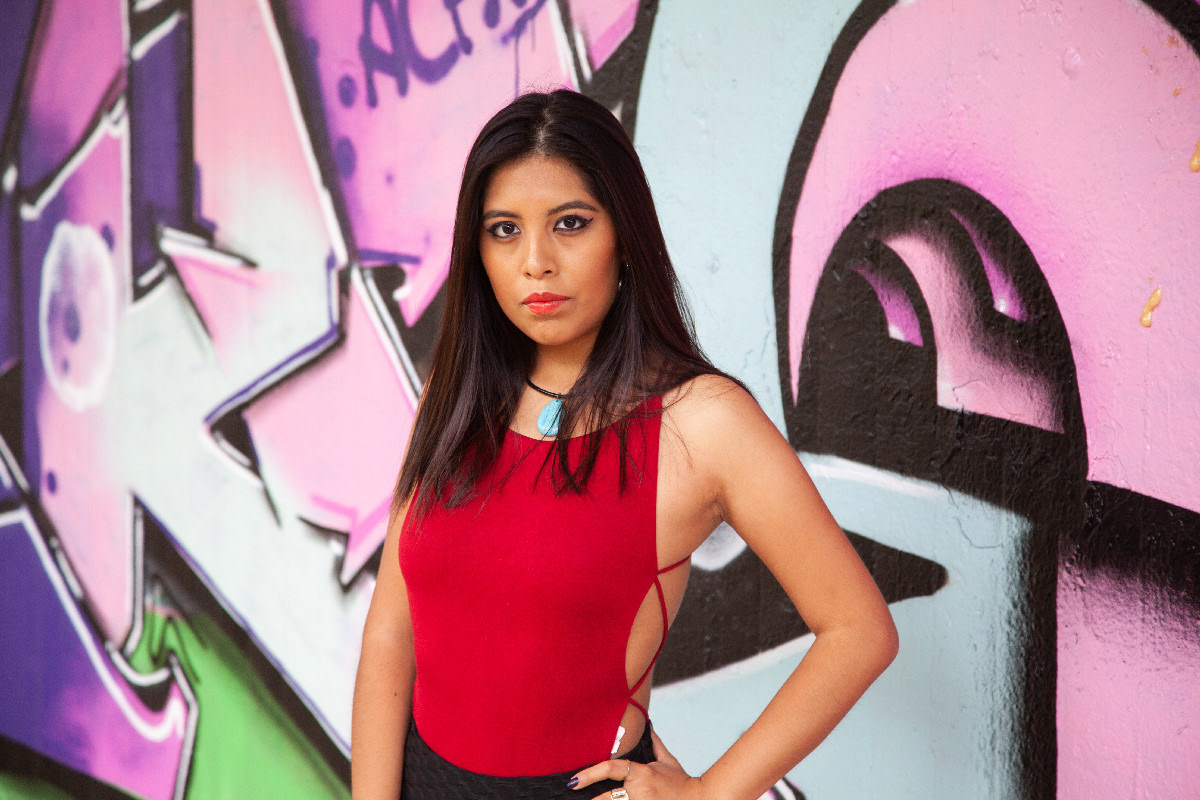 Sara at old Railroad Track