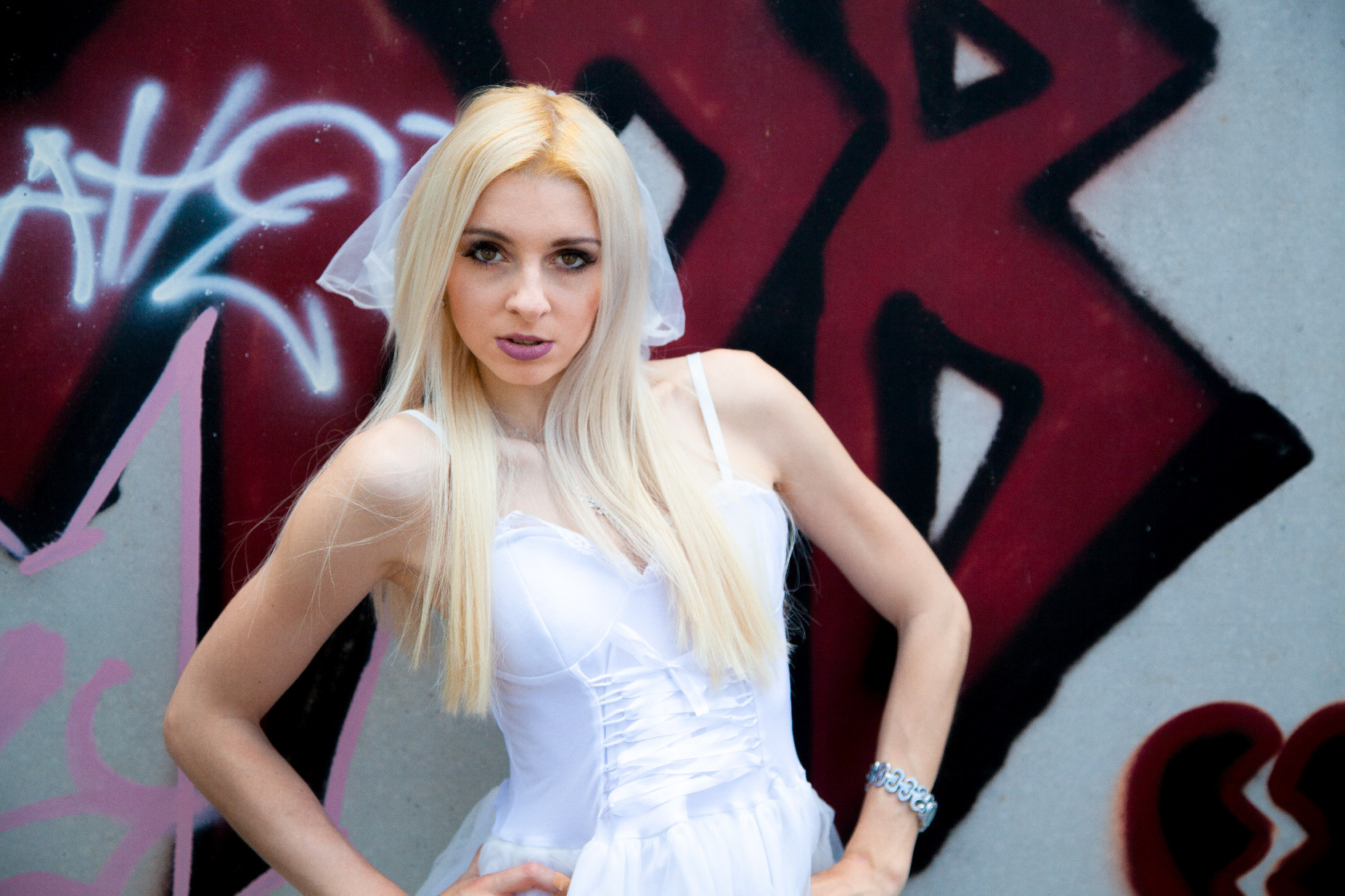 Sabrina in Wedding Dress