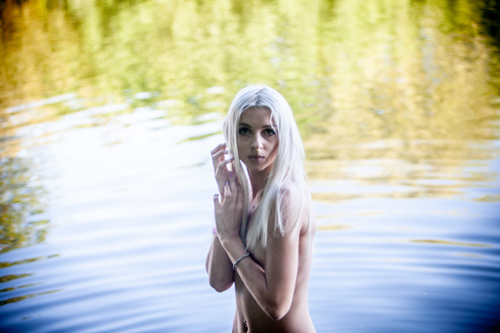 Sabrina at the lake
