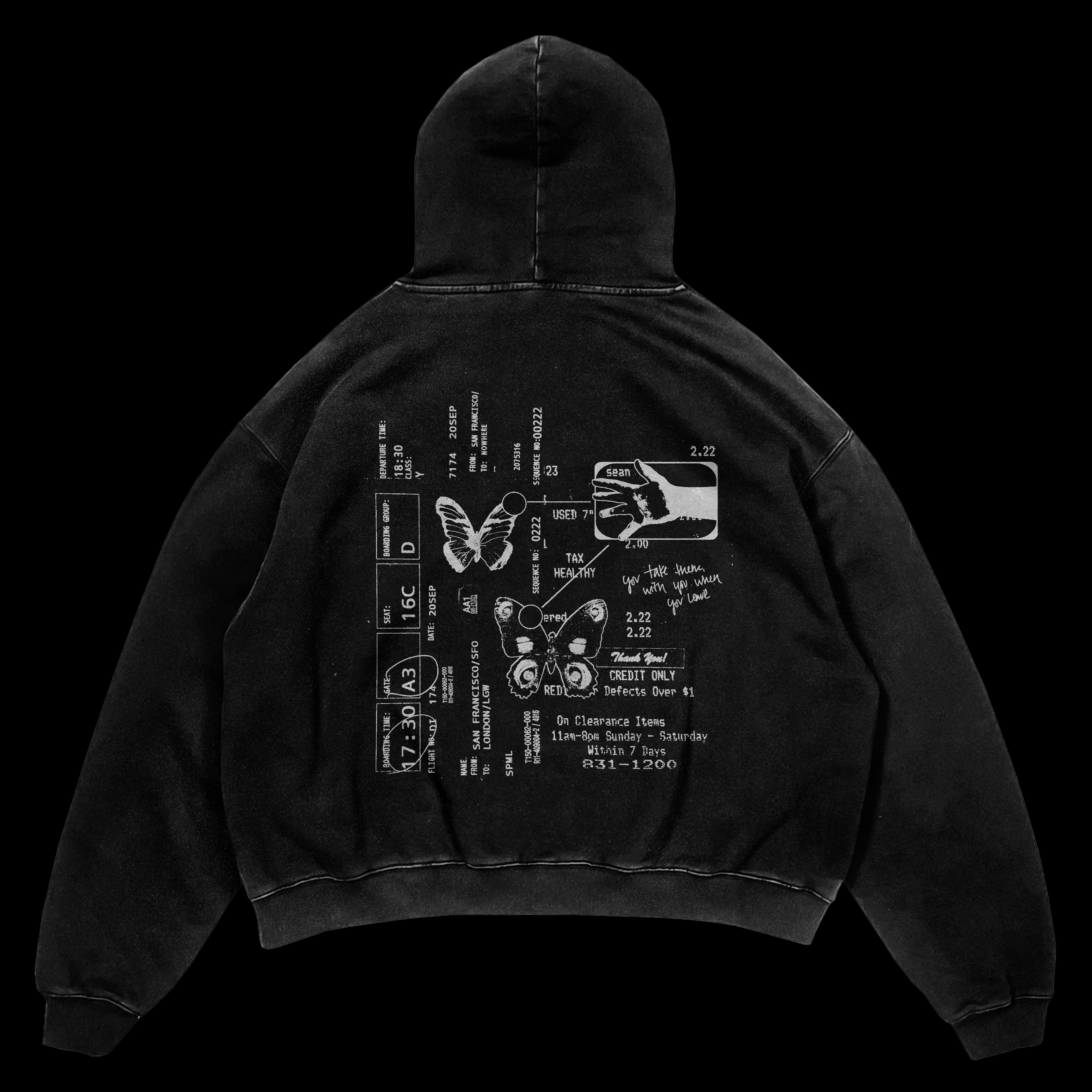 'Departure' is a design I developed as part of my own process of grieving a toxic relationship, as well as further commentary on the ways in which fatal attractions are often transactional ... where one takes and another is taken from until physical or emotional distance ultimately breaks the cycle.