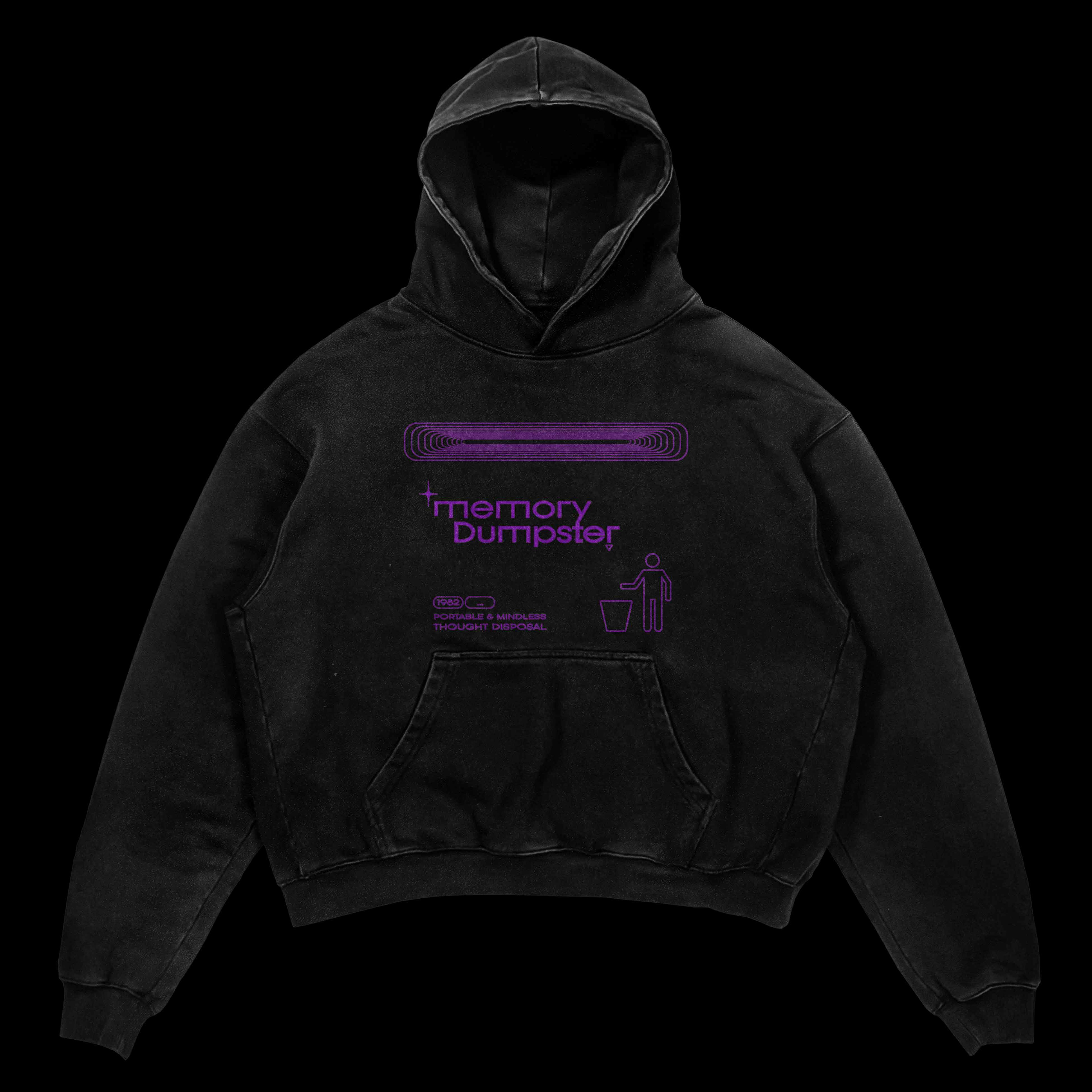 'Memory Dumpster' is a design I developed light heartedly as commentary on burn out and technology and the symbolic and tangible interplay of these two ideas.