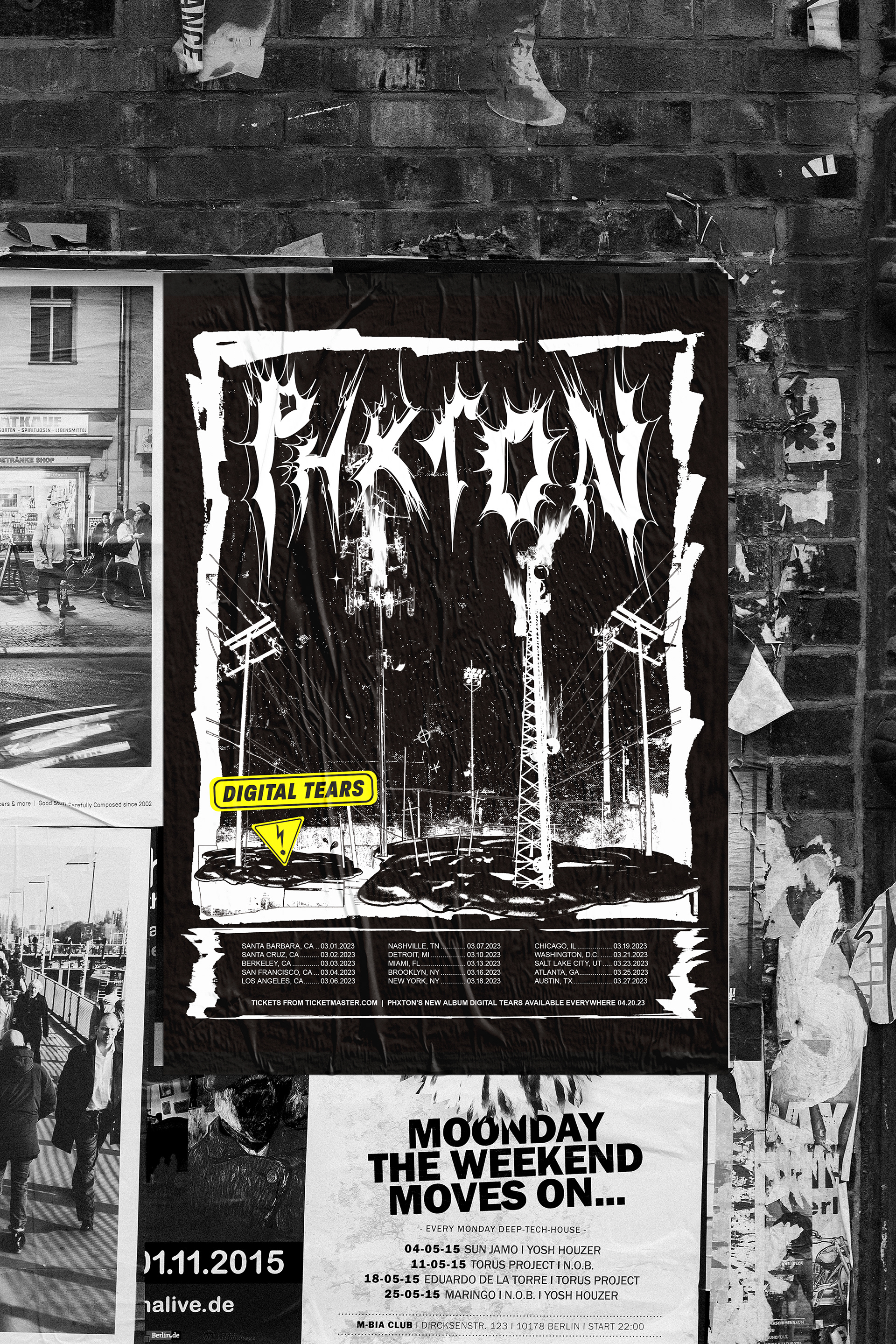 Tour poster in context