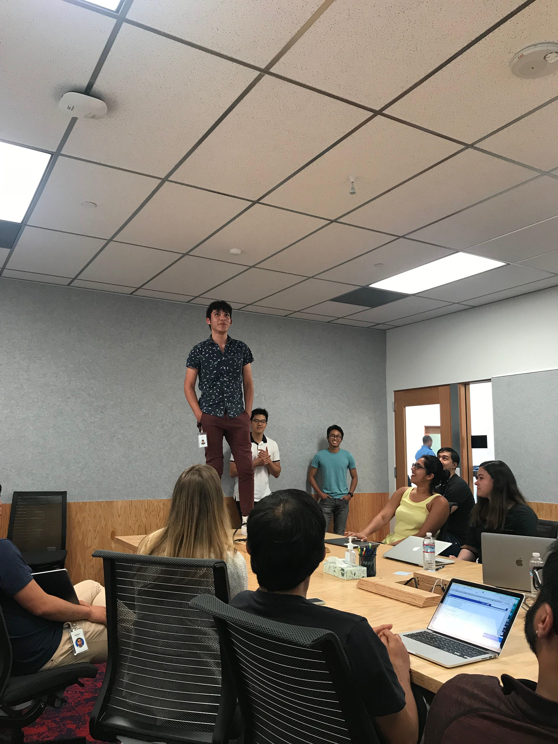 First Day on the Team
