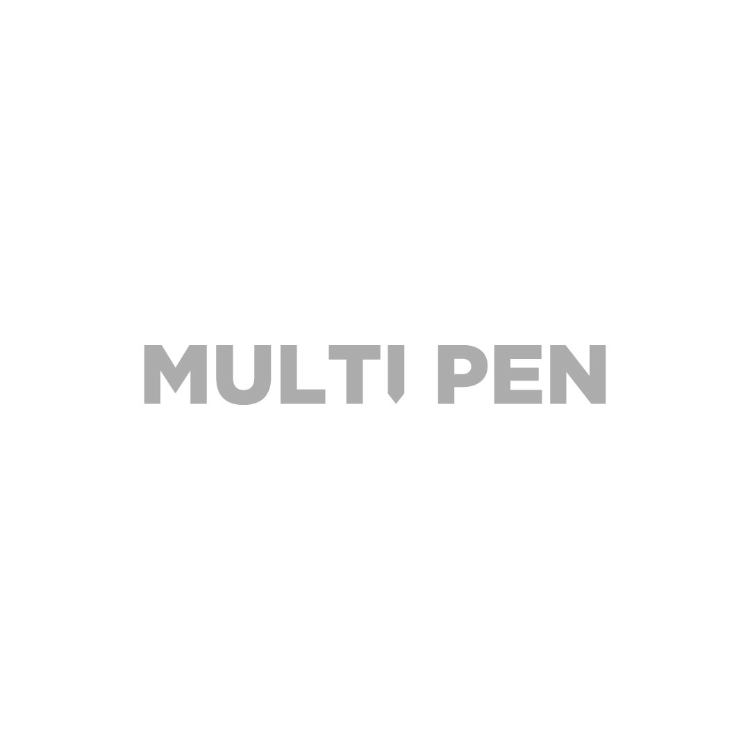 Logo for Multi Pen, a 9-in-1 accessory for all writing.