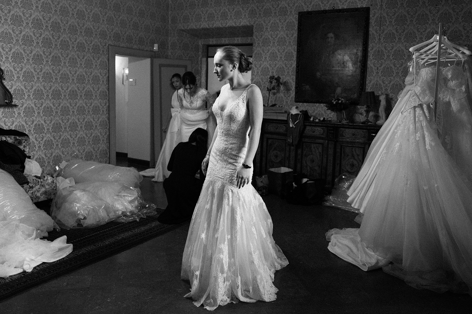 Reportage commerciale sfilata abiti da sposa AIRE BARCELLONA