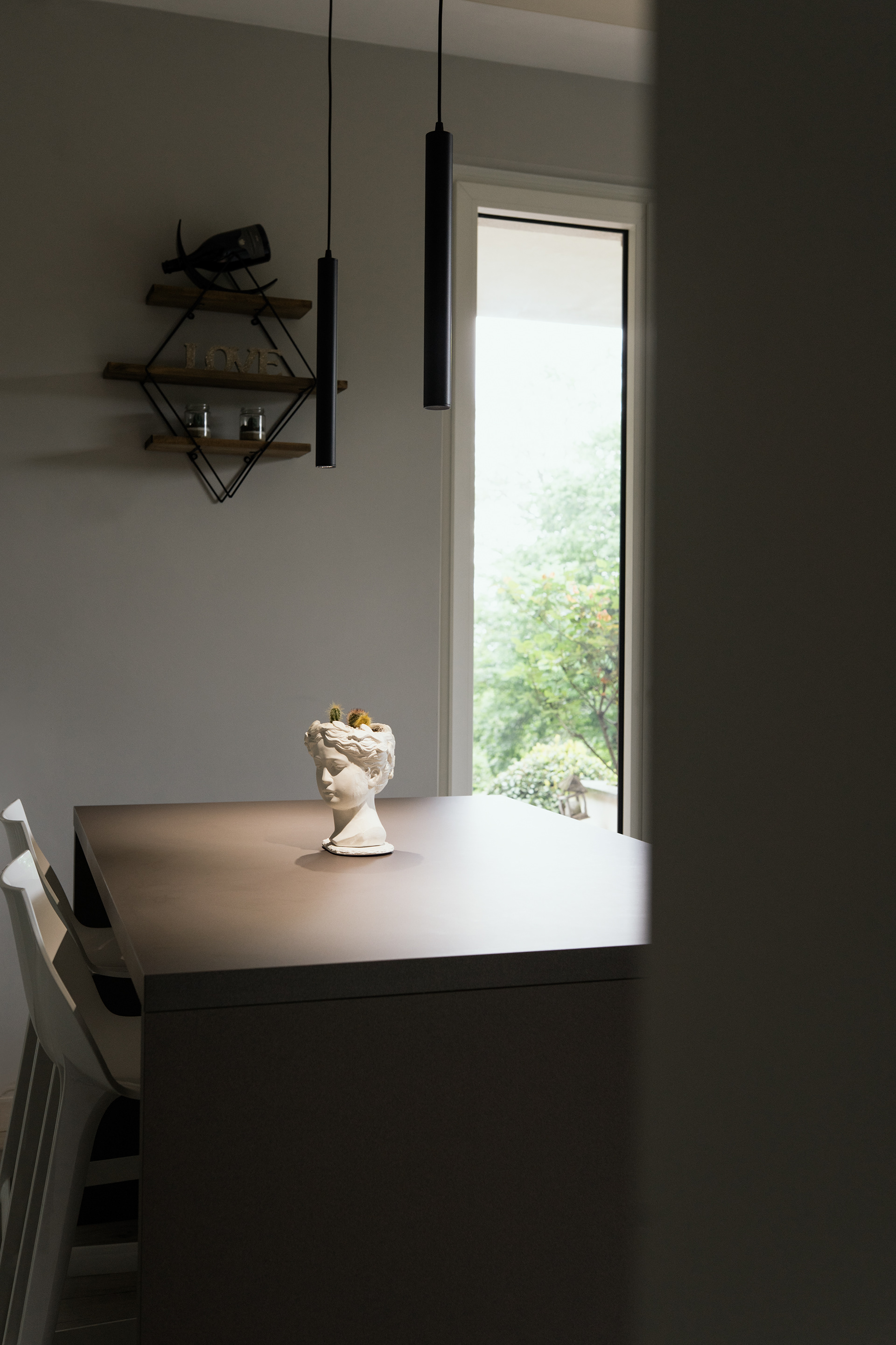 villa moderna_illumiazione_isola